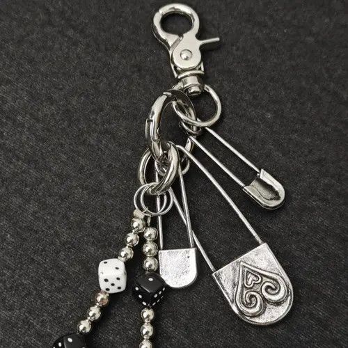 Japanese Brand Retro Bilayer Black White lucky Dice Baccarat Pearl Chain Size ONE SIZE - 7 Thumbnail