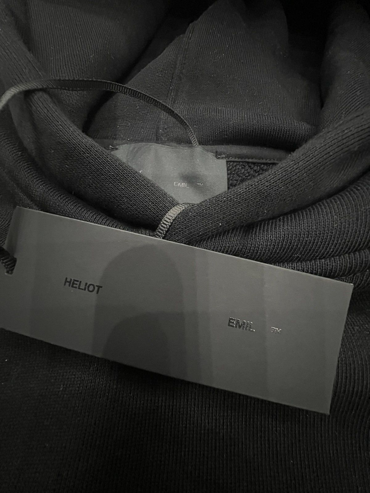 Heliot Emil HELIOT EMIL Black Sequence Zip Hoodie Size US L / EU 52-54 / 3 - 3 Thumbnail