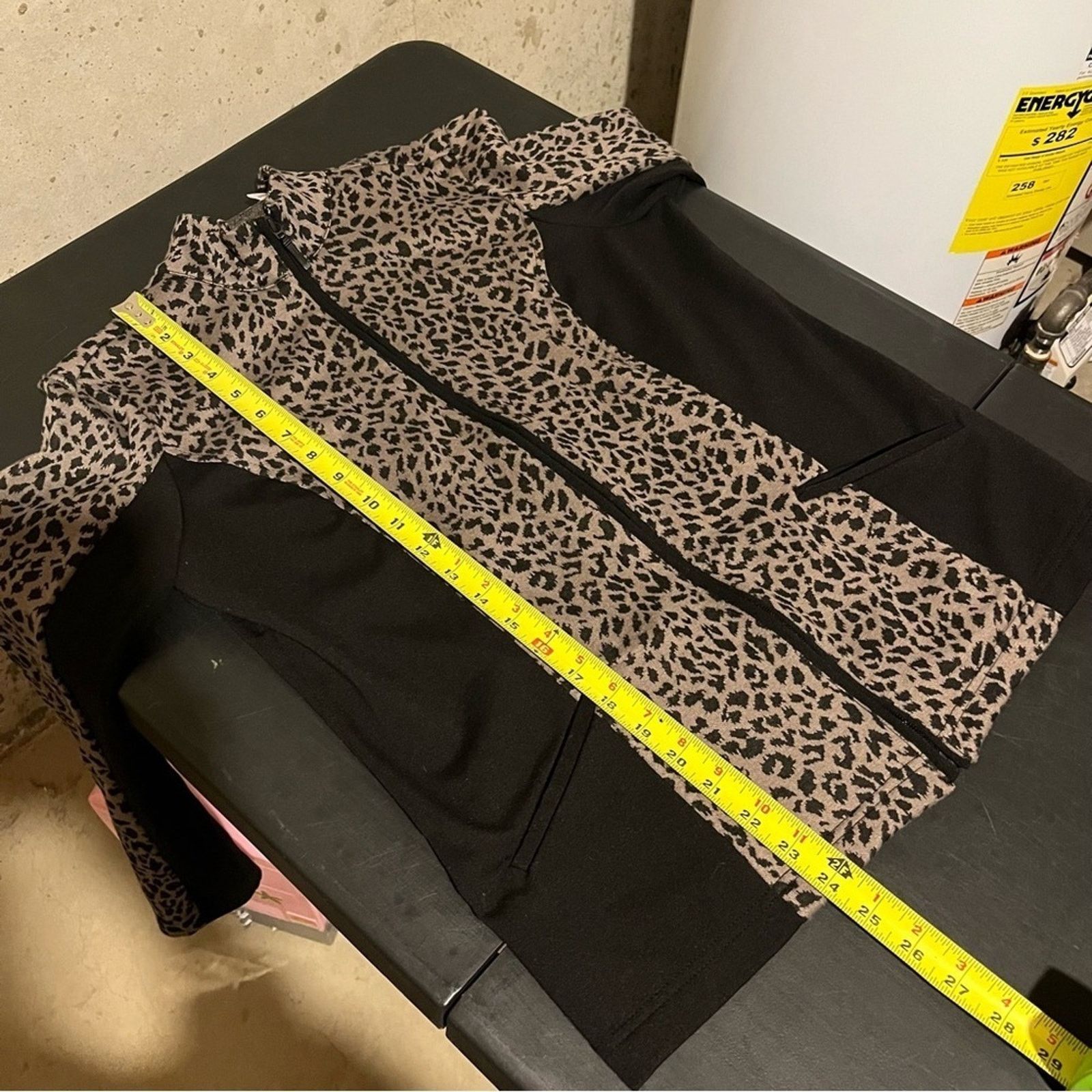Chicos Weekends By Chicos Zip Up Leopard Print Track Jacket ~ Sz M Size M / US 6-8 / IT 42-44 - 7 Thumbnail