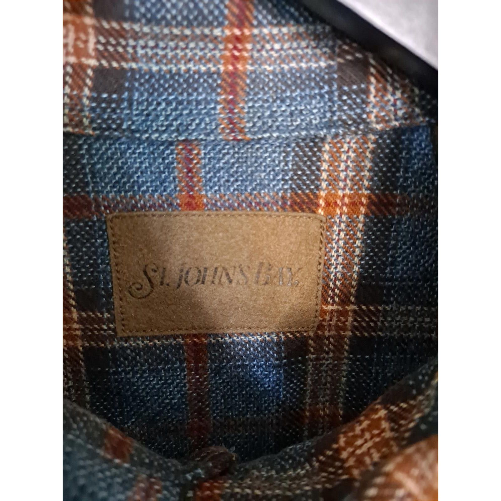 Other St Johns Bay Blue and Orange Flannel Size Large Size US L / EU 52-54 / 3 - 3 Thumbnail