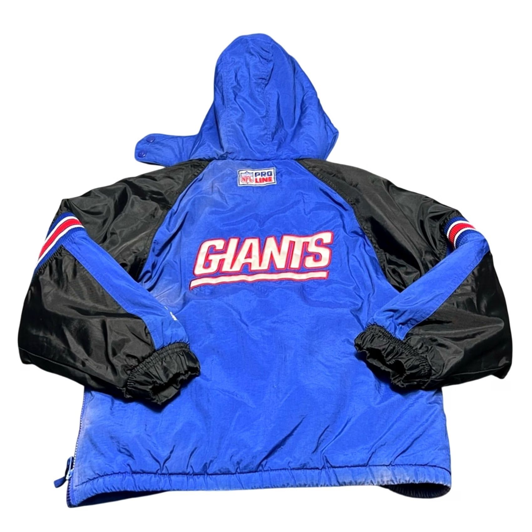 Starter VINTAGE Starter New York Giants Half Zip Jacket Proline MEDIUM NFL Football Jacket Mens Blue Size US M / EU 48-50 / 2 - 2 Thumbnail