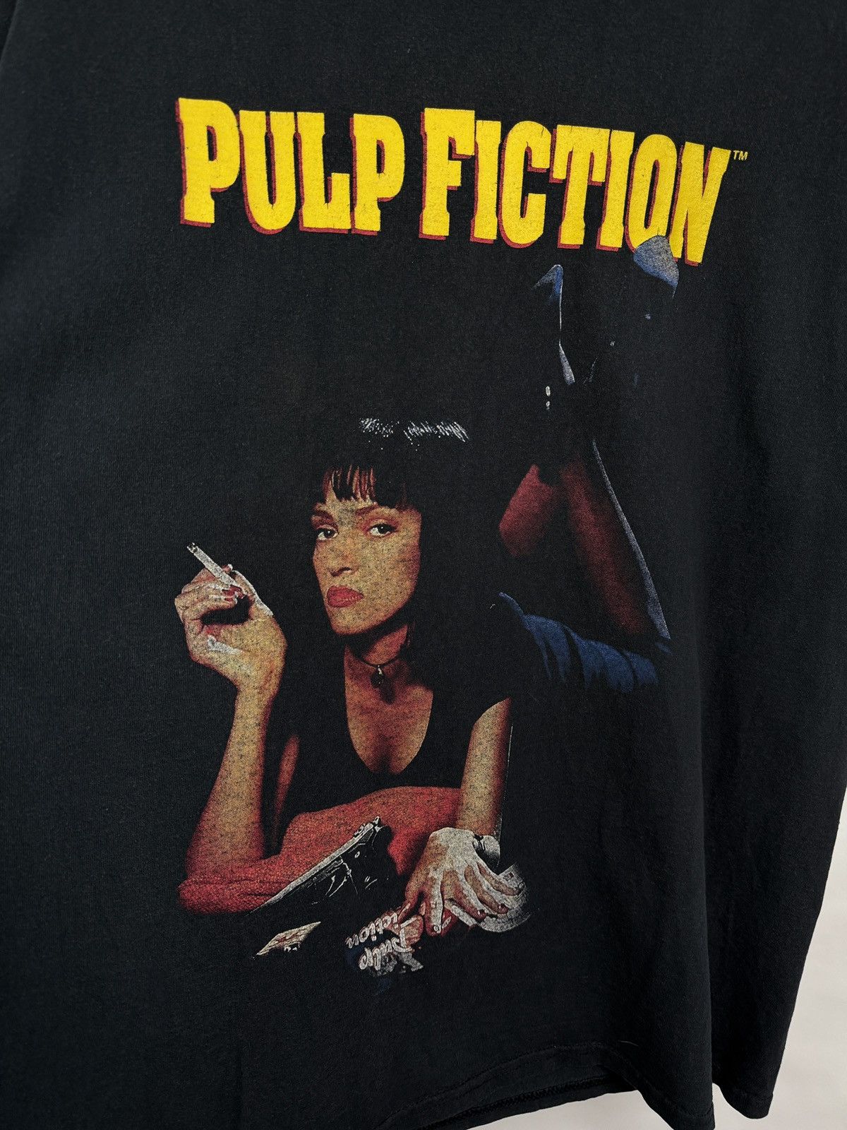 Vintage 🇺🇸 Vintage Pulp Fiction Smoking Thurman Quentin Tarantino Tee Size US M / EU 48-50 / 2 - 4 Thumbnail