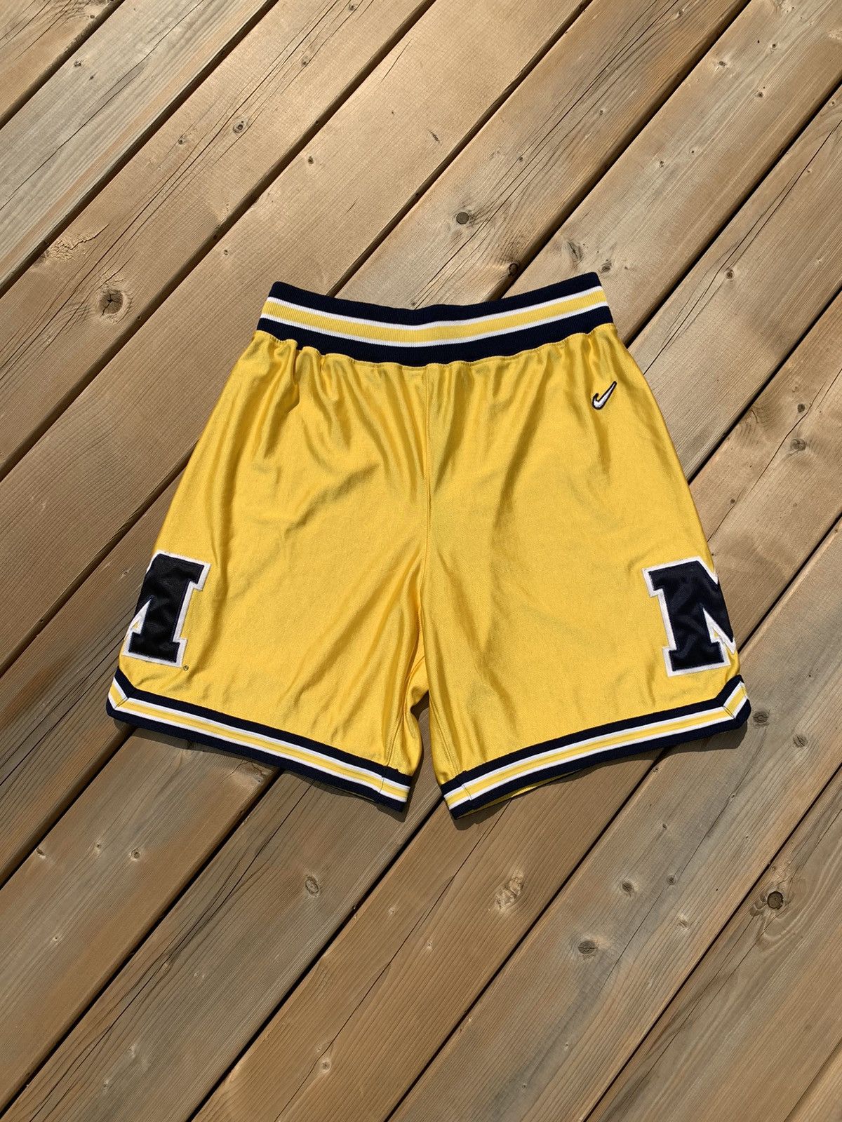 Nike Vintage 90s Nike Michigan Basketball Shorts Grailed