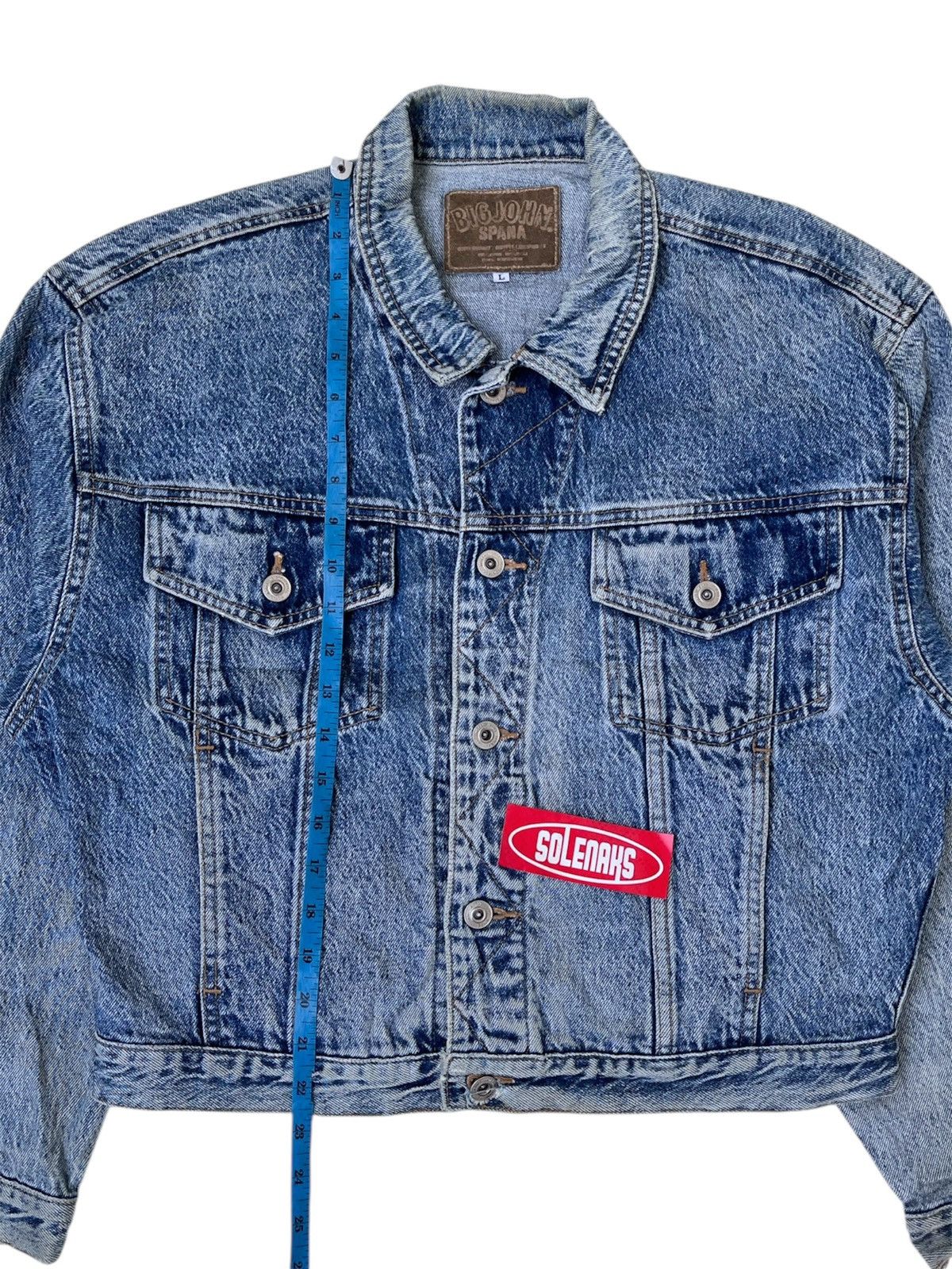 Japanese Brand Vintage Big John acid wash denim jacket Size US S / EU 44-46 / 1 - 5 Thumbnail