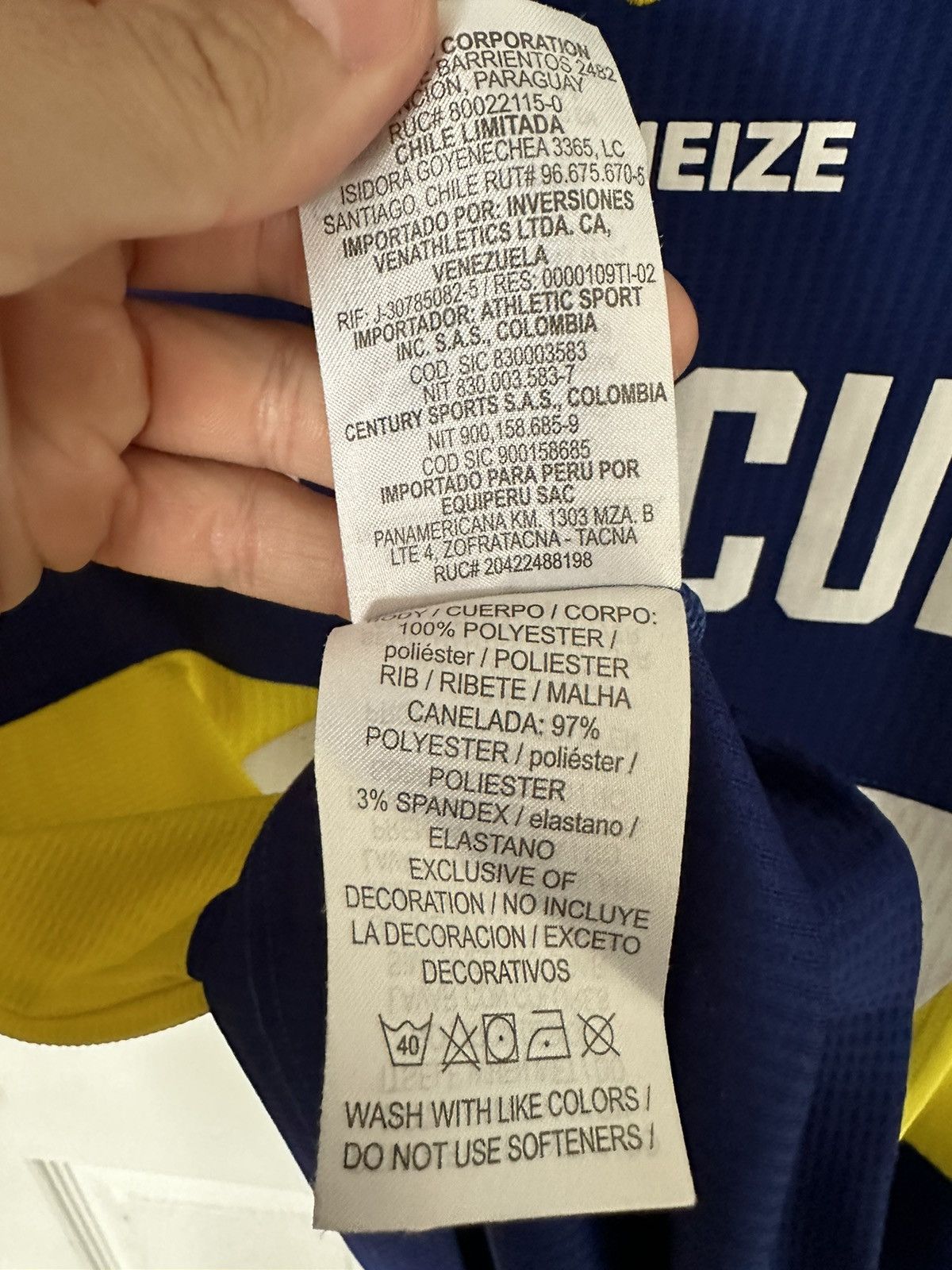 Adidas Adidas Boca Juniors Jersey 2020 W Patches Size US S / EU 44-46 / 1 - 12 Thumbnail
