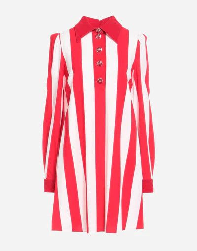 Dolce & Gabbana o1y0825 Mini Dress in Red/White Size S / US 4 / IT 40 - 1 Thumbnail