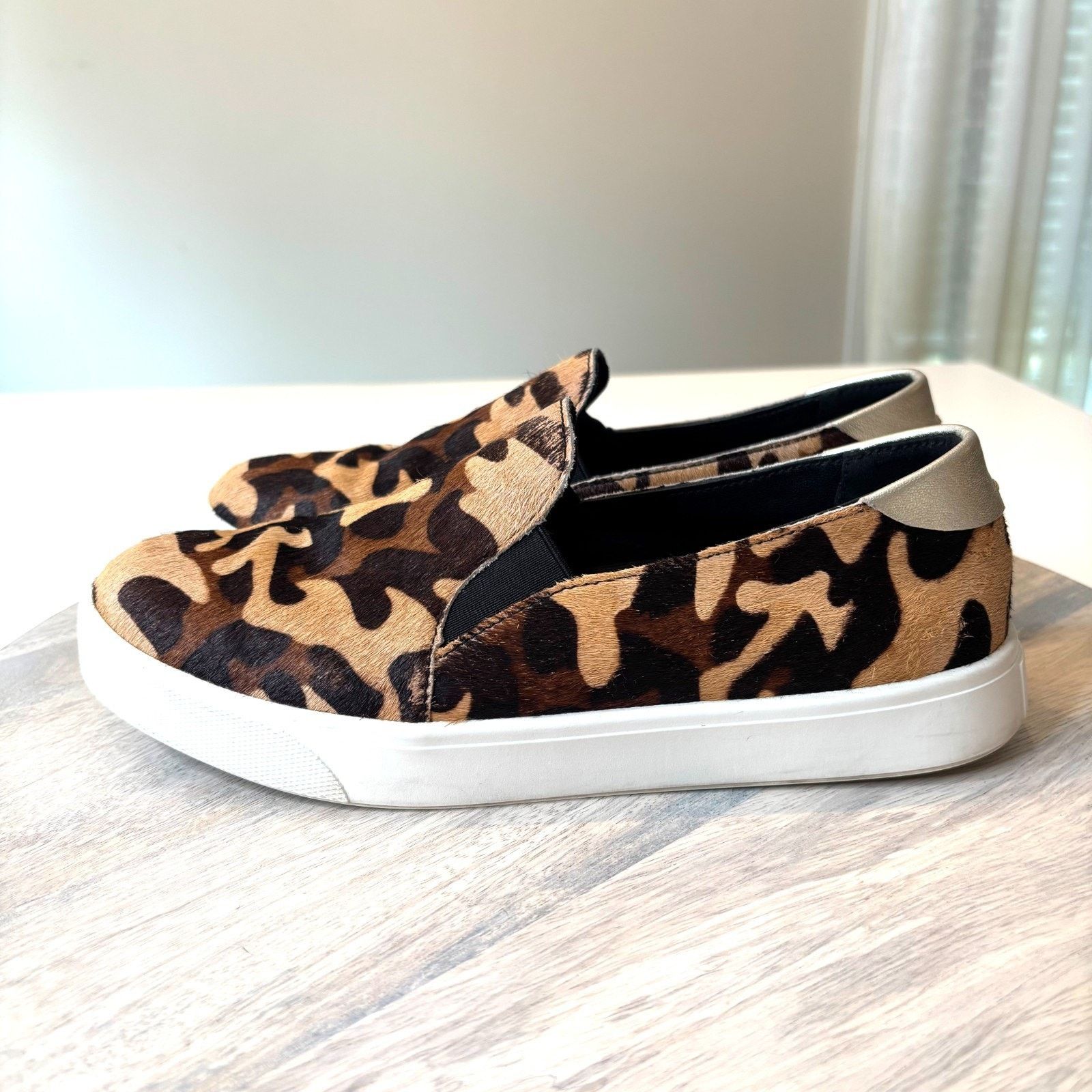 Cole Haan Cole Haan Leopard Sneakers 8B Calf Hair Cheetah Print Casual Size US 8 / IT 38 - 3 Thumbnail