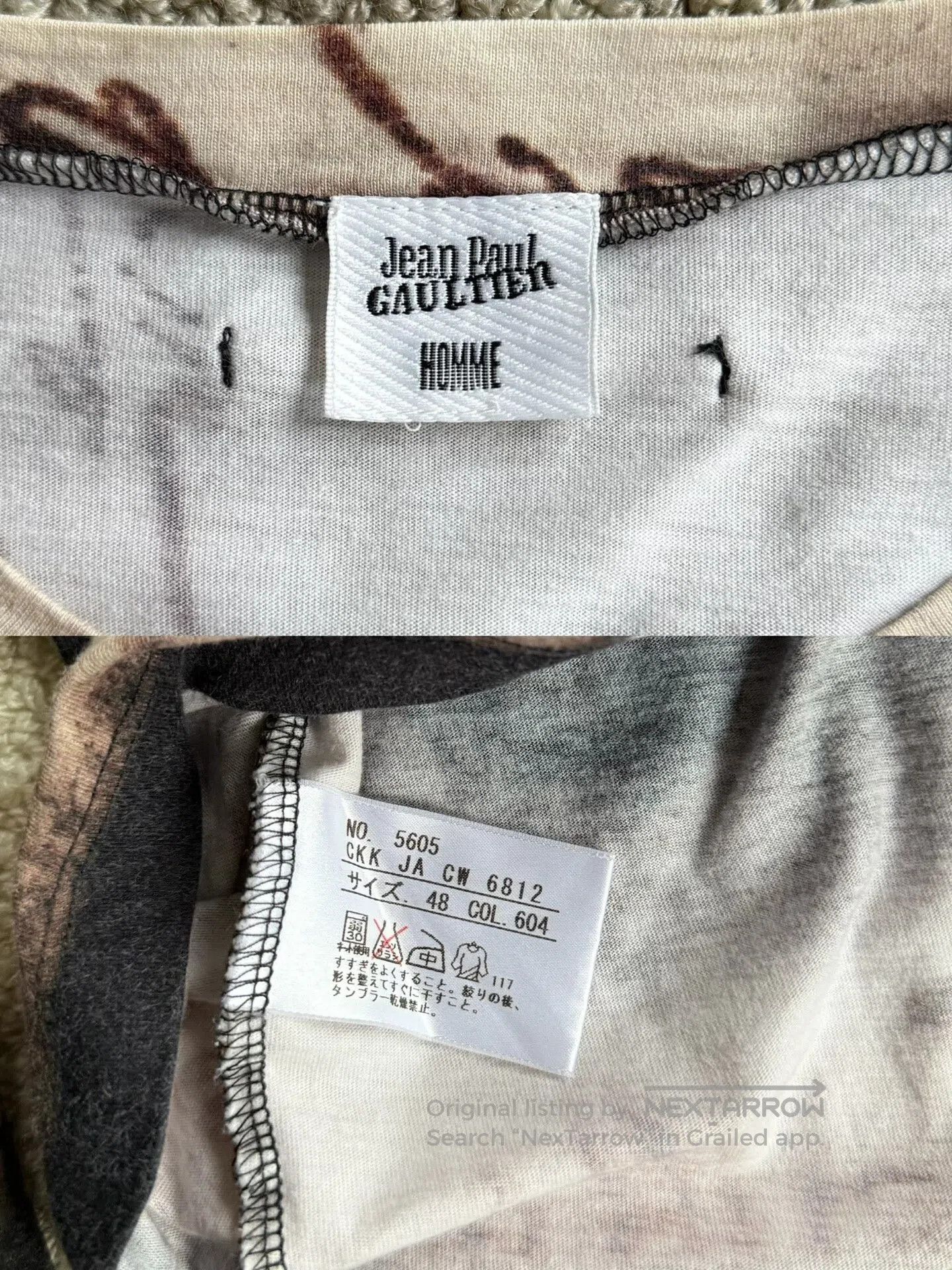 Jean Paul Gaultier Jean Paul Gaultier Long Sleeve Top. Size US M / EU 48-50 / 2 - 6 Thumbnail