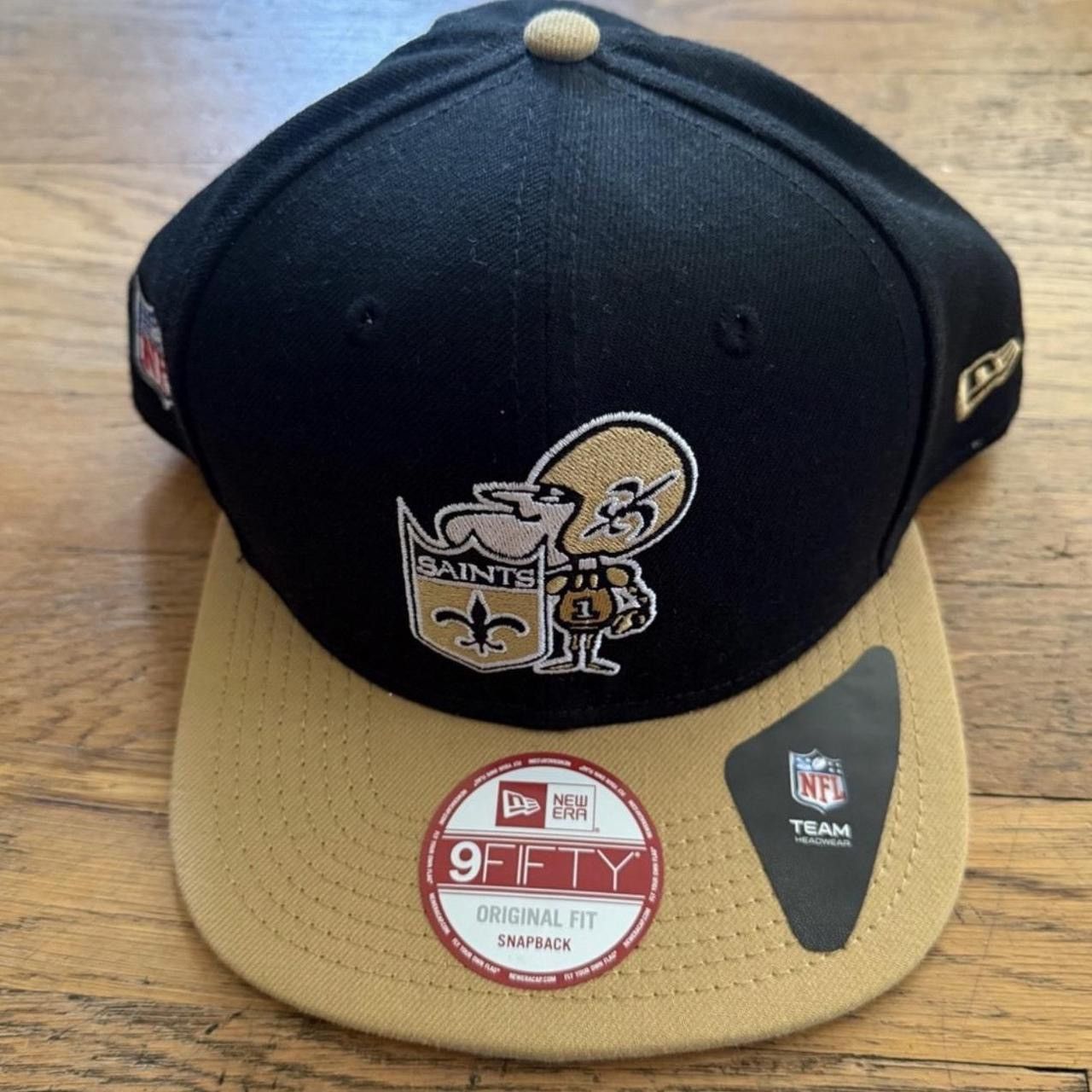 New Era New Orleans Saints New Era Retro Two-Tone Snapback Hat Size ONE SIZE - 1 Thumbnail