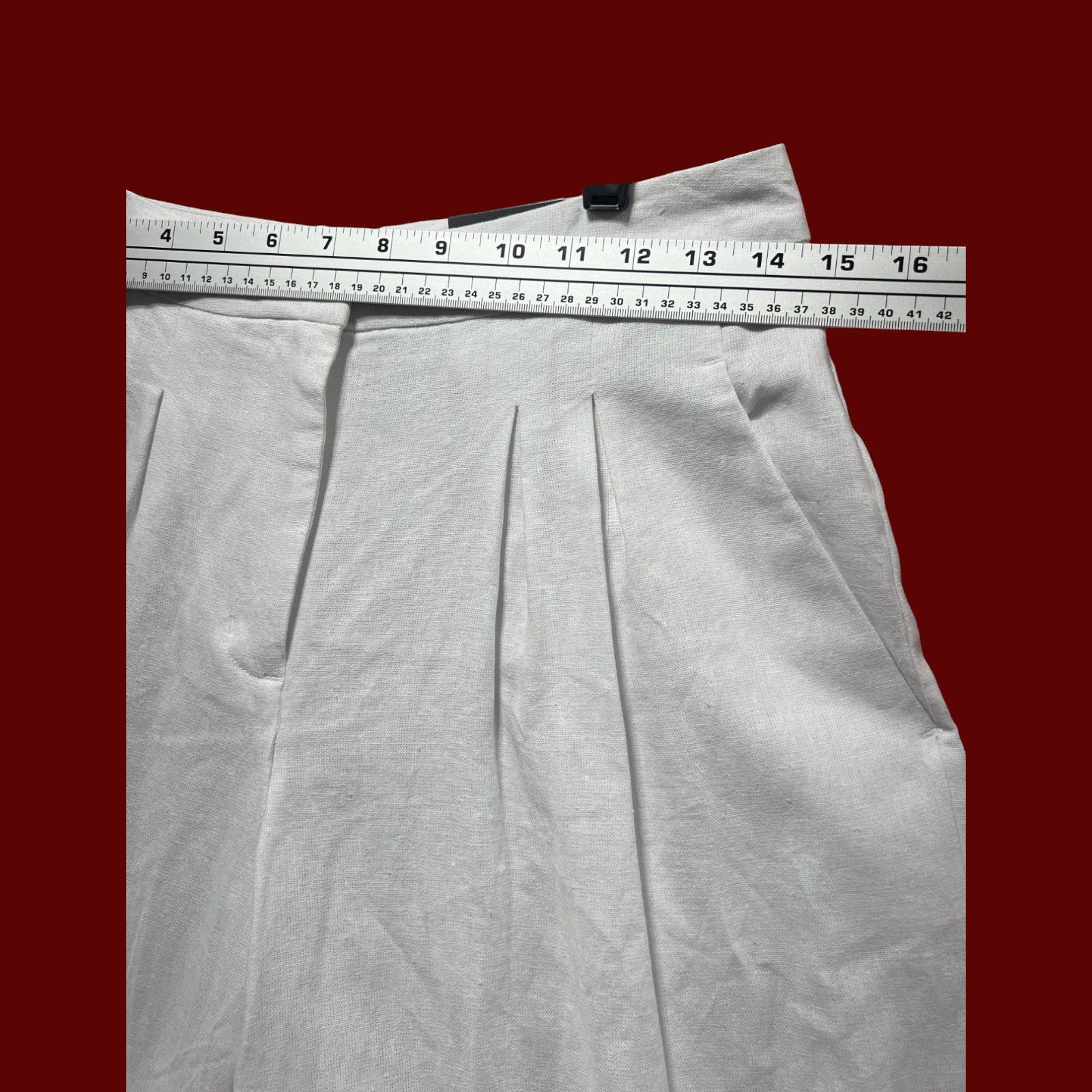 Worthington Worthington - Women's Mid-Rise Tall Cropped Pants - White - Size 26" / US 2 / IT 38 - 6 Thumbnail