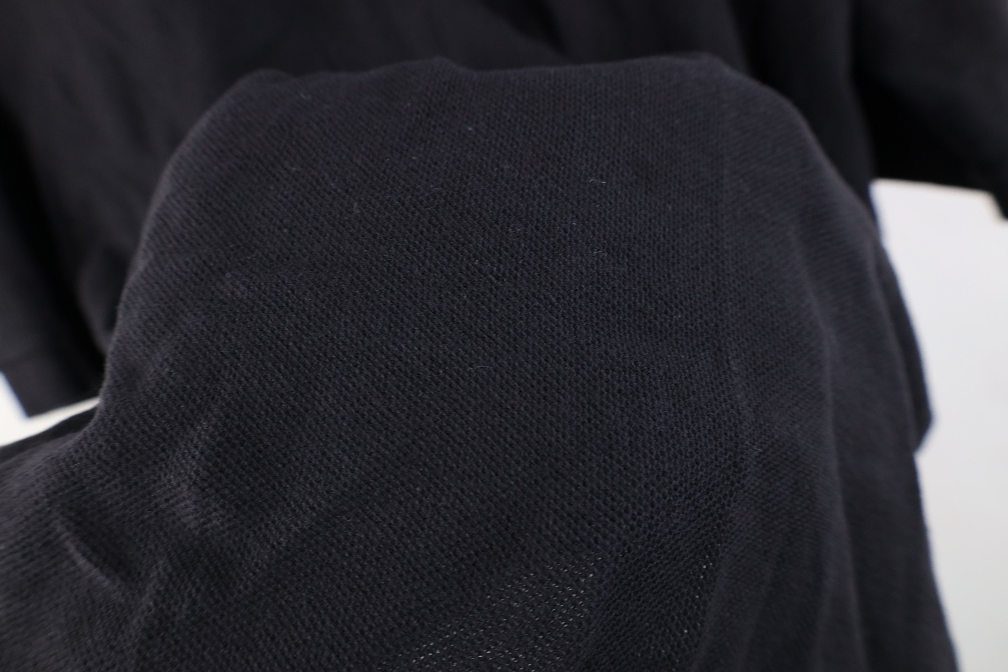 Vintage Vintage 90s Streetwear Baggy Heavyweight Polo Shirt Black Size US L / EU 52-54 / 3 - 10 Thumbnail