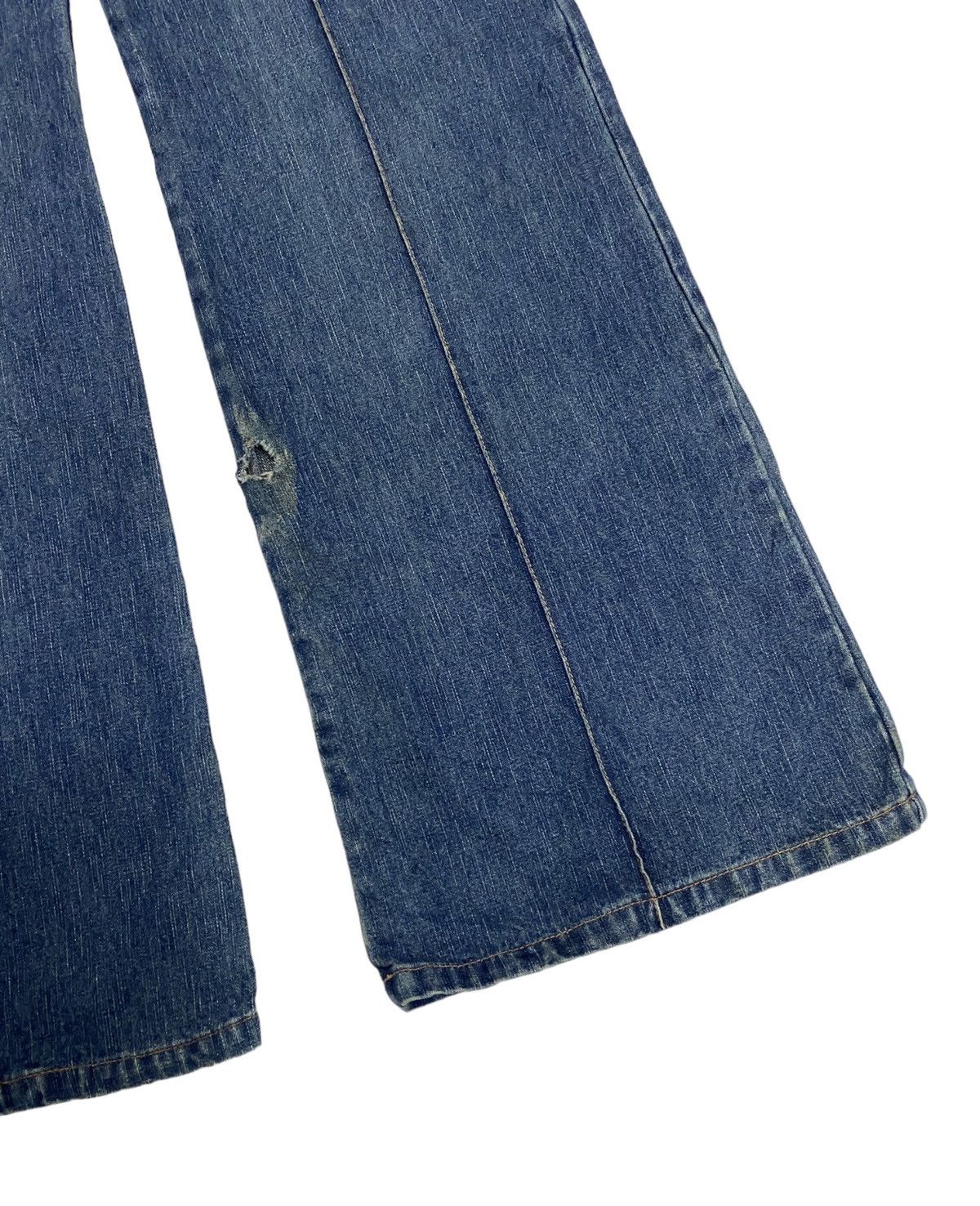 Hysteric Glamour JAPANESE AVANT GARDE STYLE FLARE DISTRESSED DENIM JEANS Size US 30 / EU 46 - 7 Thumbnail