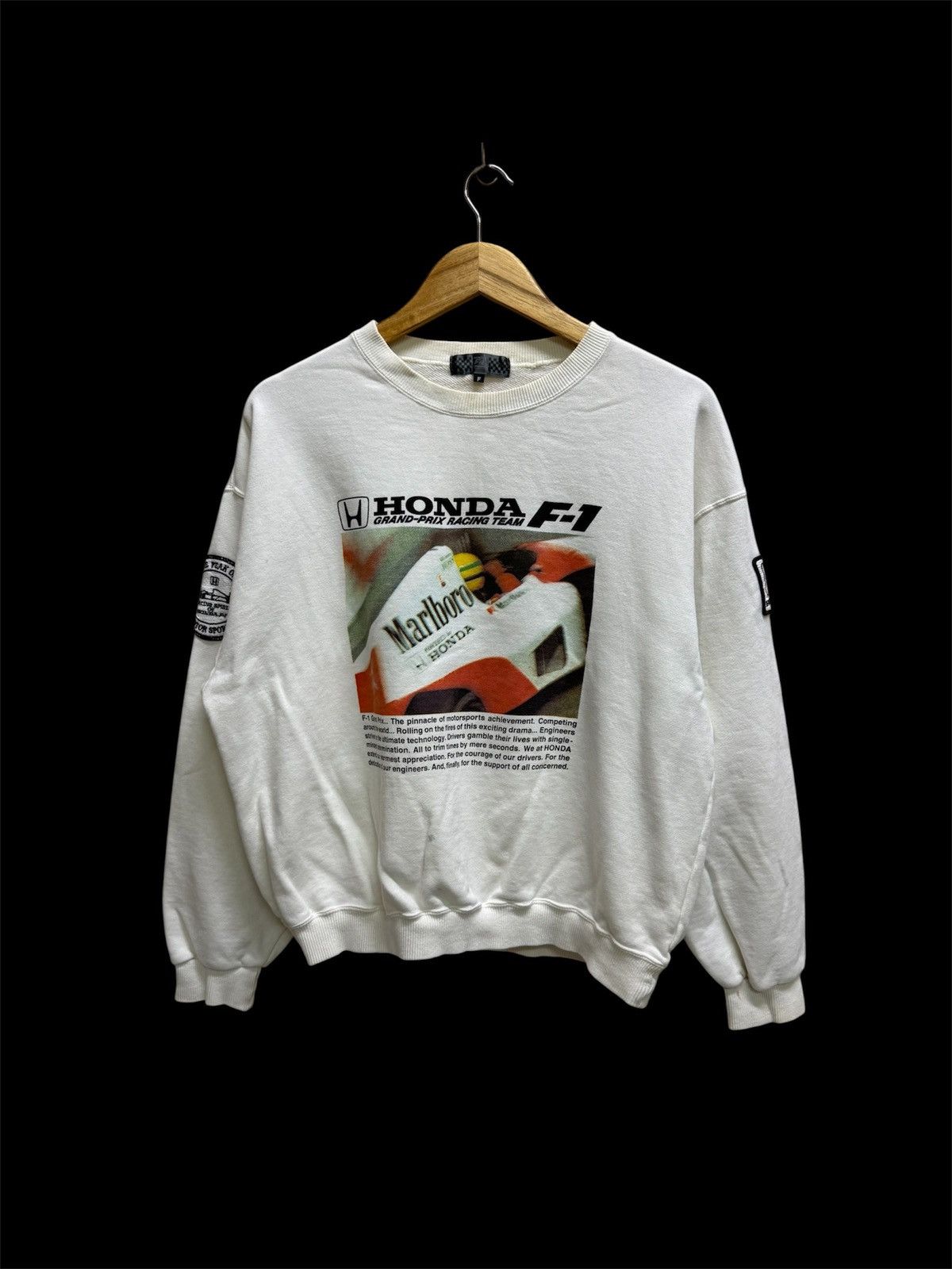 Vintage 90s Honda F1 Racing Team Marlboro Motorsport Sweat