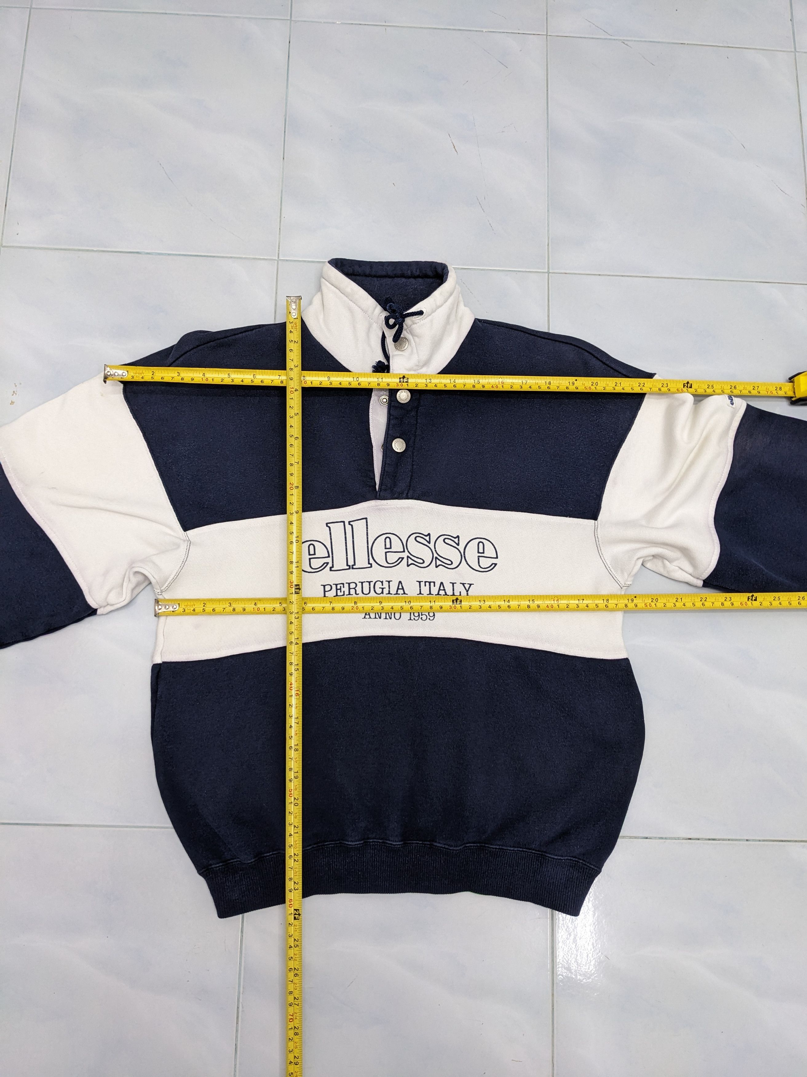 Ellesse VINTAGE ELLESSE DISTRESS STREETWEAR SWEATSHIRT Size US M / EU 48-50 / 2 - 11 Thumbnail