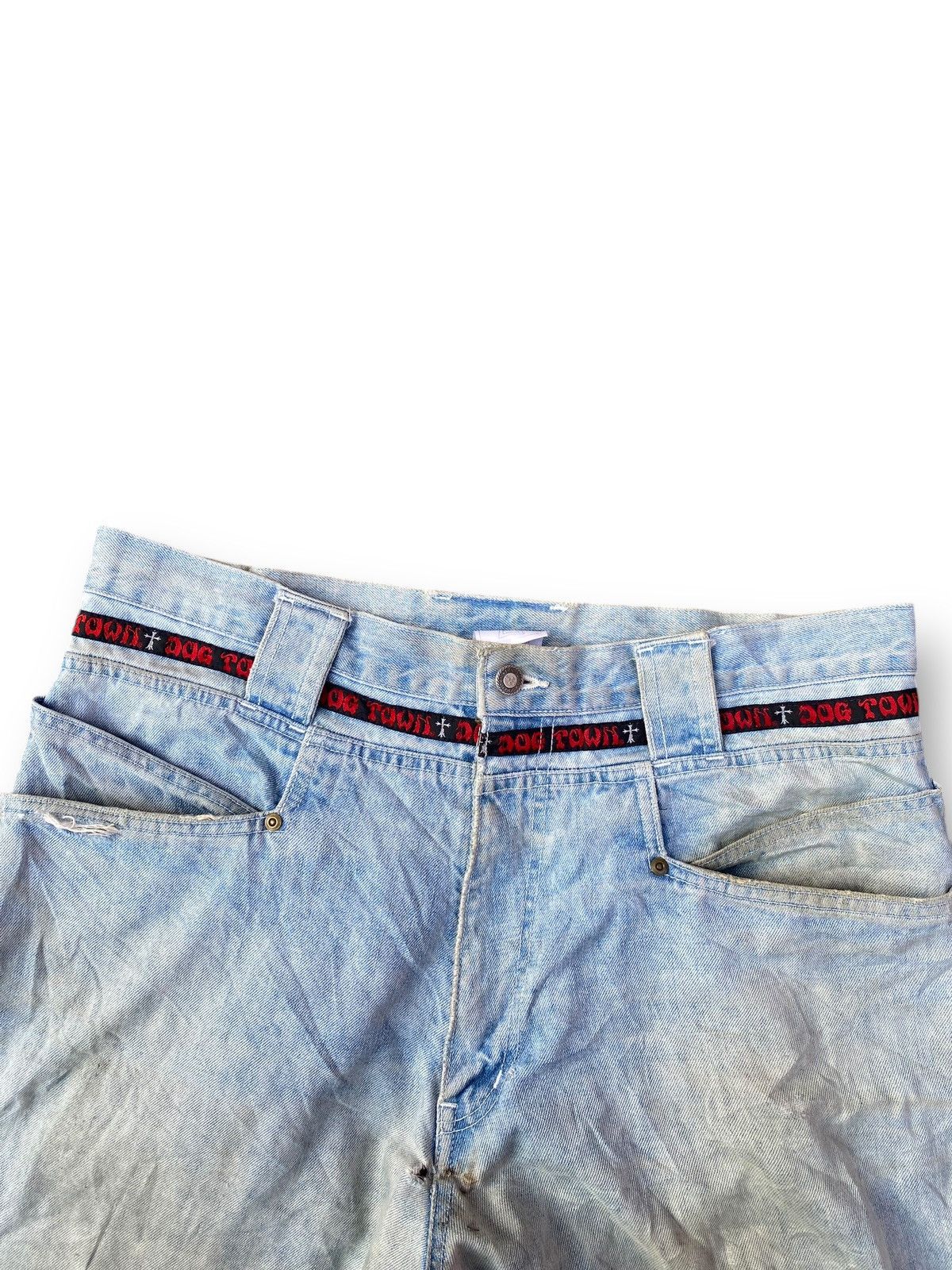 Dogtown × JNCO × Japanese Brand Vintage Dogtown Distressed Baggy Large Pocket Jeans. #D8 Size US 38 / EU 54 - 3 Thumbnail