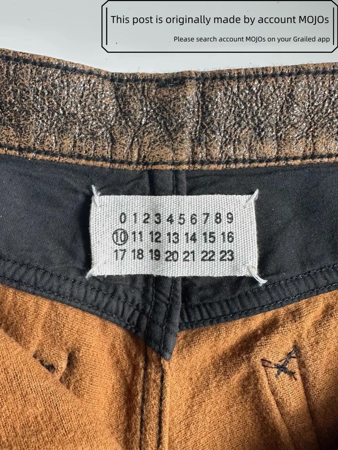 Maison Margiela Sz 46 Maison Martin Margiela Waxed Cropped Pants mojos003826 Size US 30 / EU 46 - 5 Thumbnail