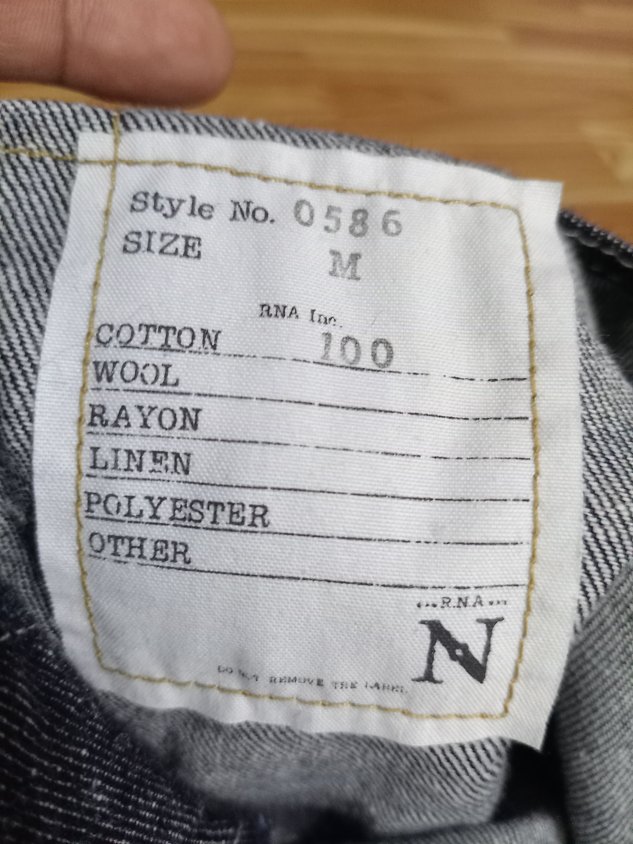 Japanese Brand Rna overall japanes jeans Size US 32 / EU 48 - 10 Thumbnail