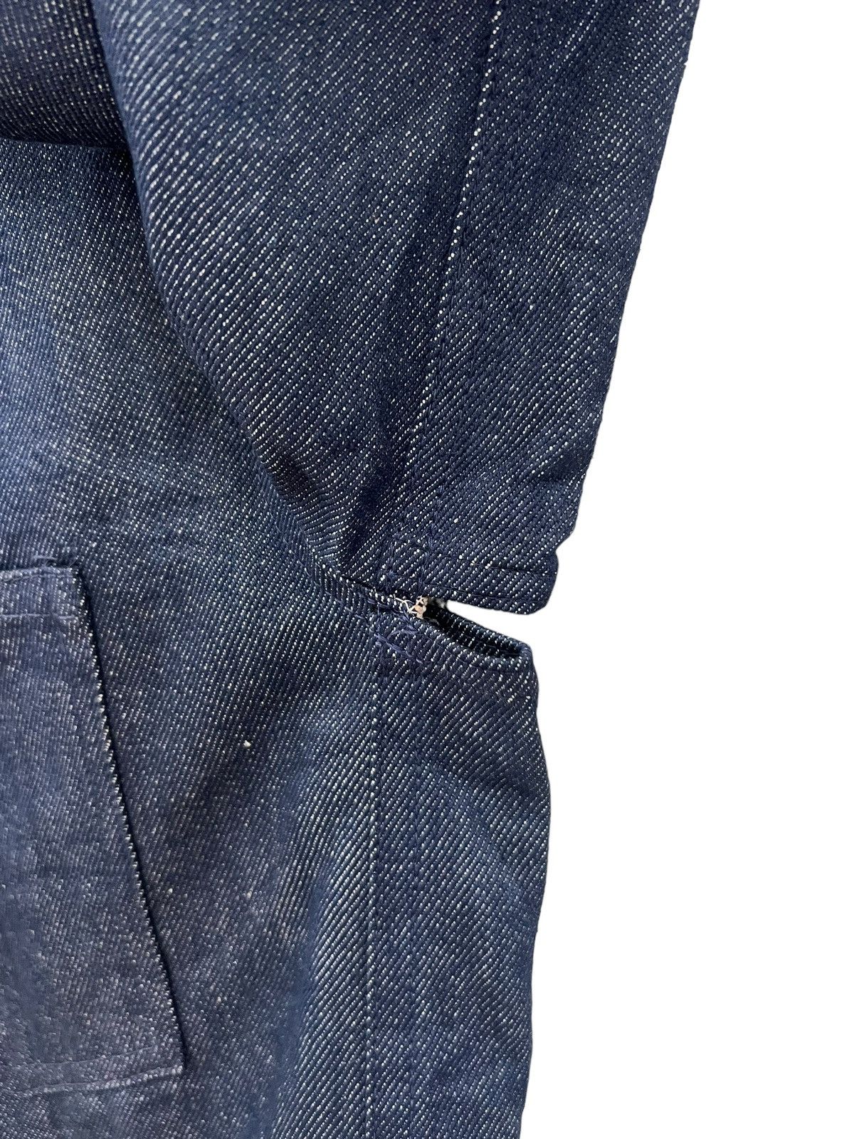 Vintage Vintage YOSHISEI Sports Wear "Colosseum" Hybrid Denim Jacket Size US M / EU 48-50 / 2 - 15 Thumbnail
