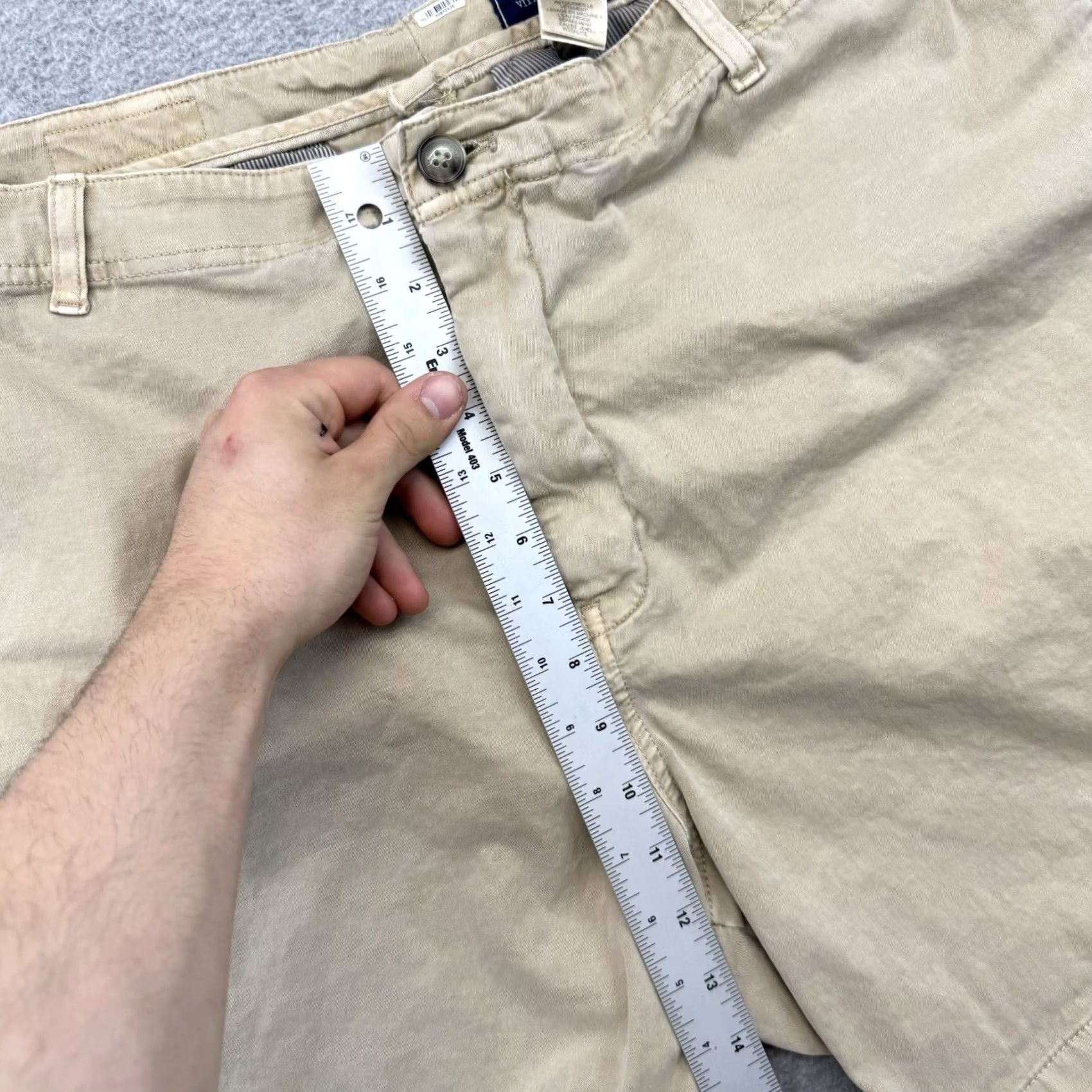 Vineyard Vines Vineyard Vines Mens Shorts Khaki Tan Stretch Cotton Size 38 Chino Pocket Logo Classic Casual Summer Mens Size US 38 / EU 54 - 3 Thumbnail