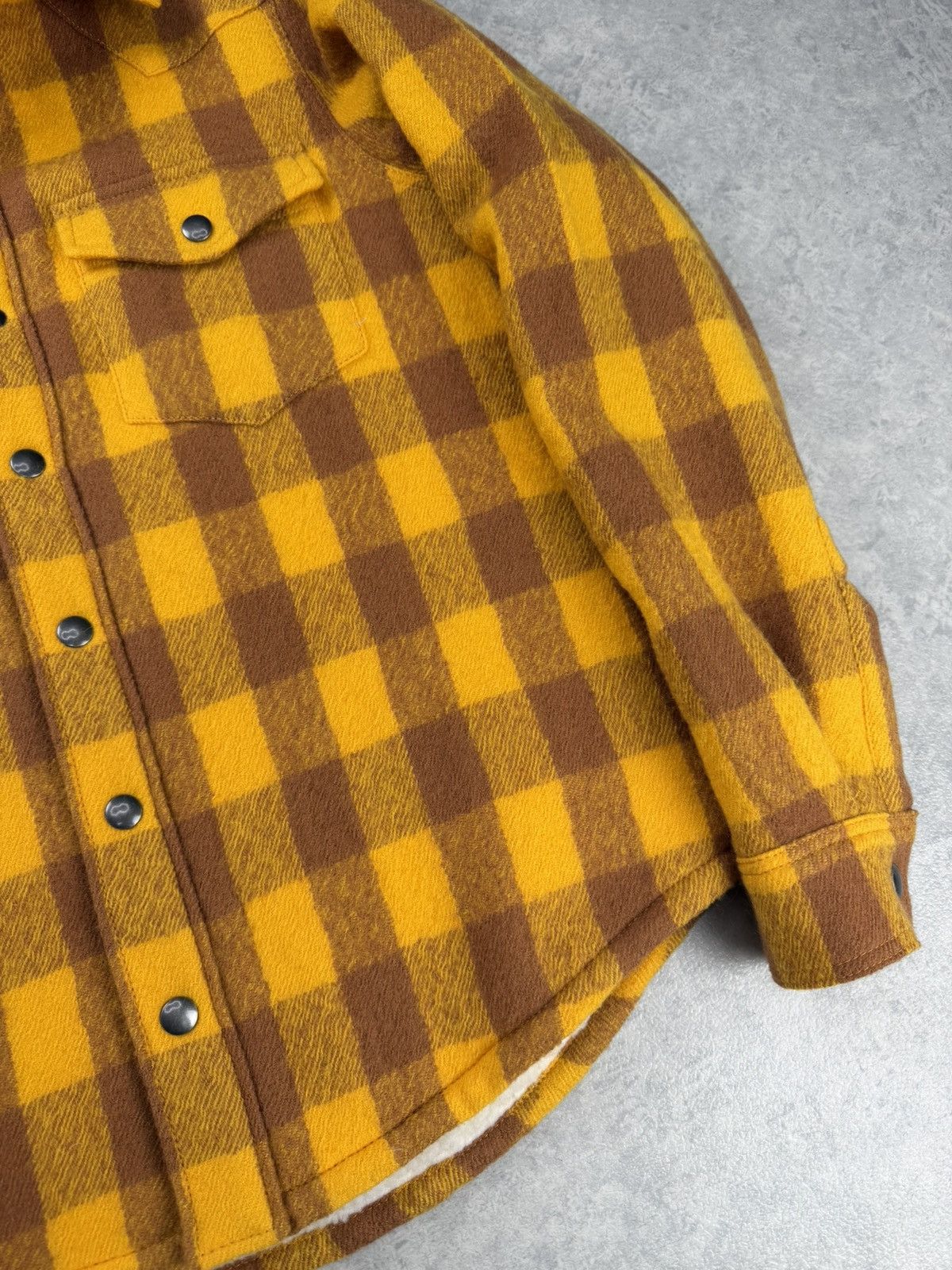 Sandro Sandro Paris Wool Overshirt Check Sherpa Jacket Size S Size US S / EU 44-46 / 1 - 2 Thumbnail