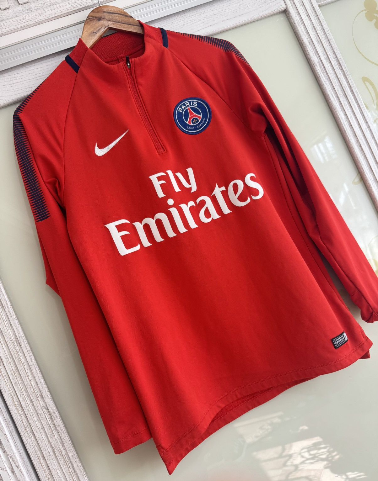 PSG 2017-2018 Soccer Training Long Sleeve Jersey Kit Shirt