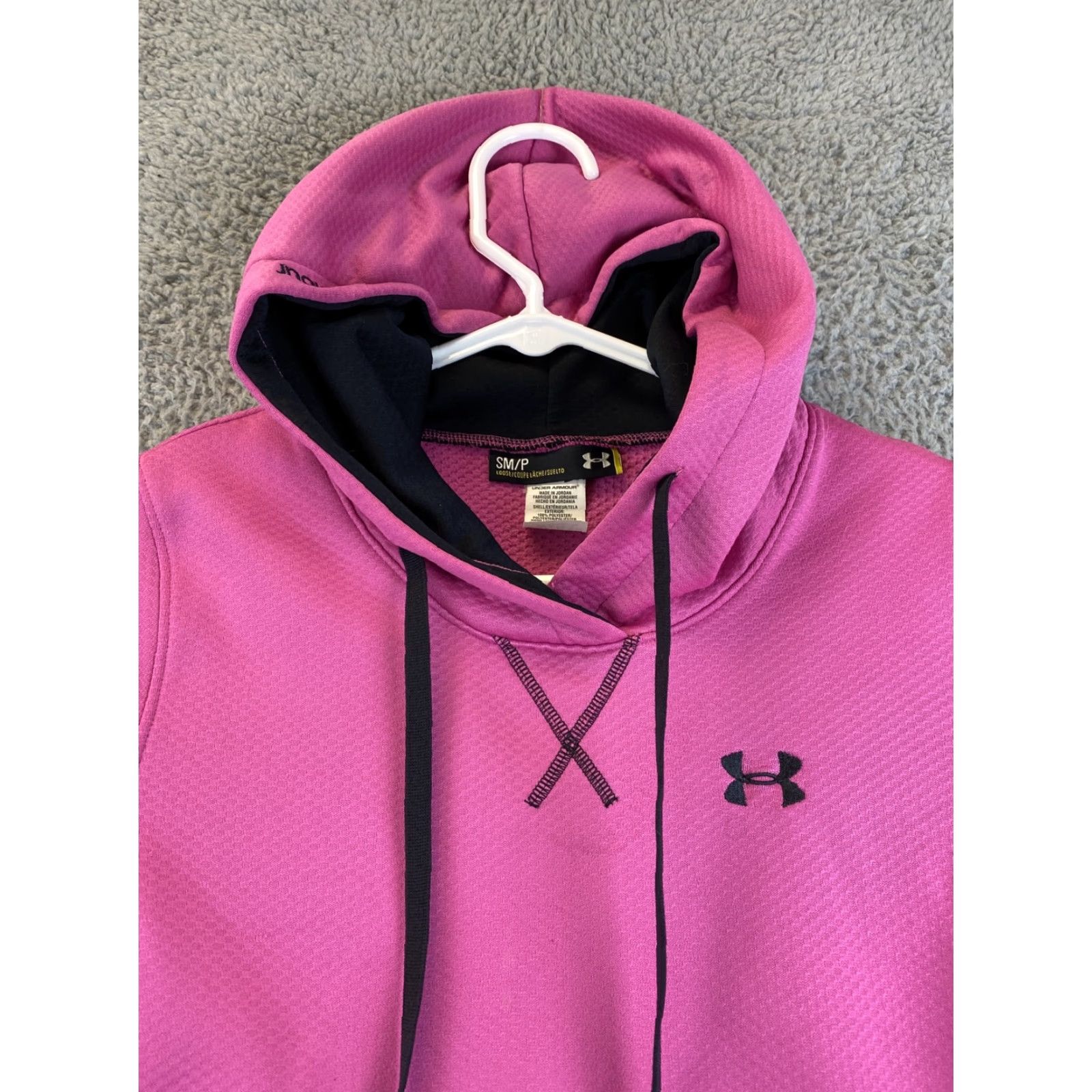 Under Armour Under Armour Womens S Pink Tech Fleece Cold Gear Hoodie Sweatshirt Pullover All Seasons Activewear Storm Size S / US 4 / IT 40 - 3 Thumbnail