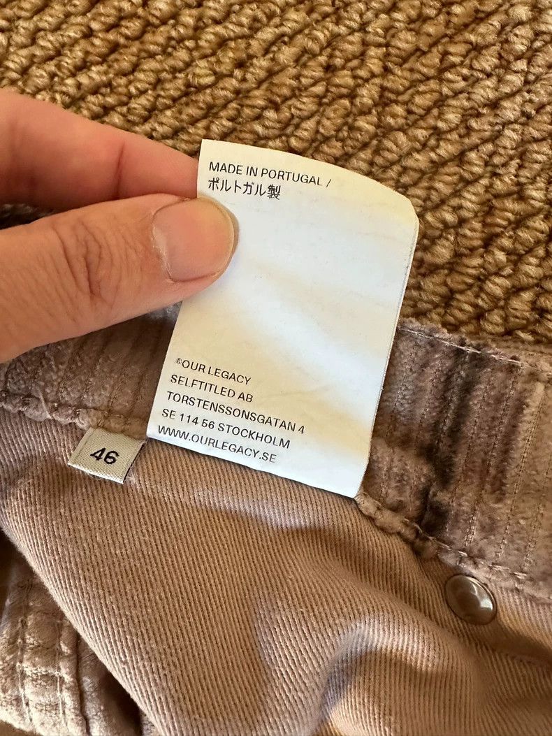 Our Legacy Our LegacyVast cut striped corduroy trousers Size US 30 / EU 46 - 6 Thumbnail