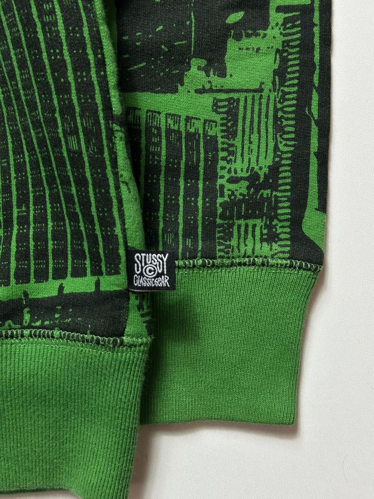 Stussy Vintage Stussy AOP Zip Hoodie Size US M / EU 48-50 / 2 - 4 Thumbnail