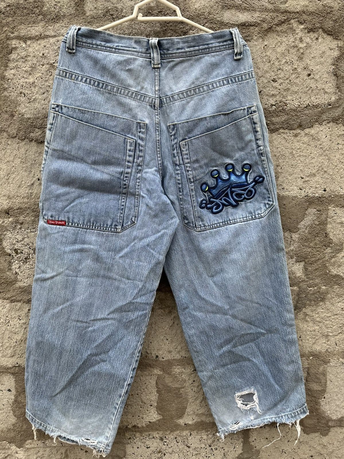 JNCO × Vintage Vintage JNCO Jeans 2x Baggy Wide-Leg Y2K Skater Denim (34W) Size US 34 / EU 50 - 11 Thumbnail