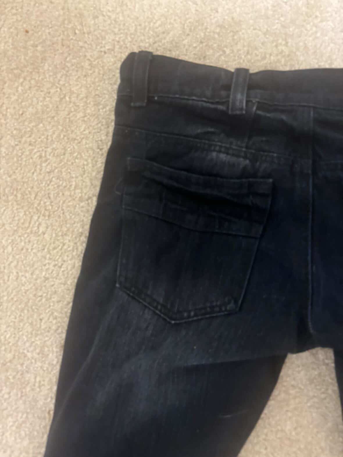 Jaded London Jaded London Indigo Creased Drift Bootcut Jeans Size US 28 / EU 44 - 5 Thumbnail