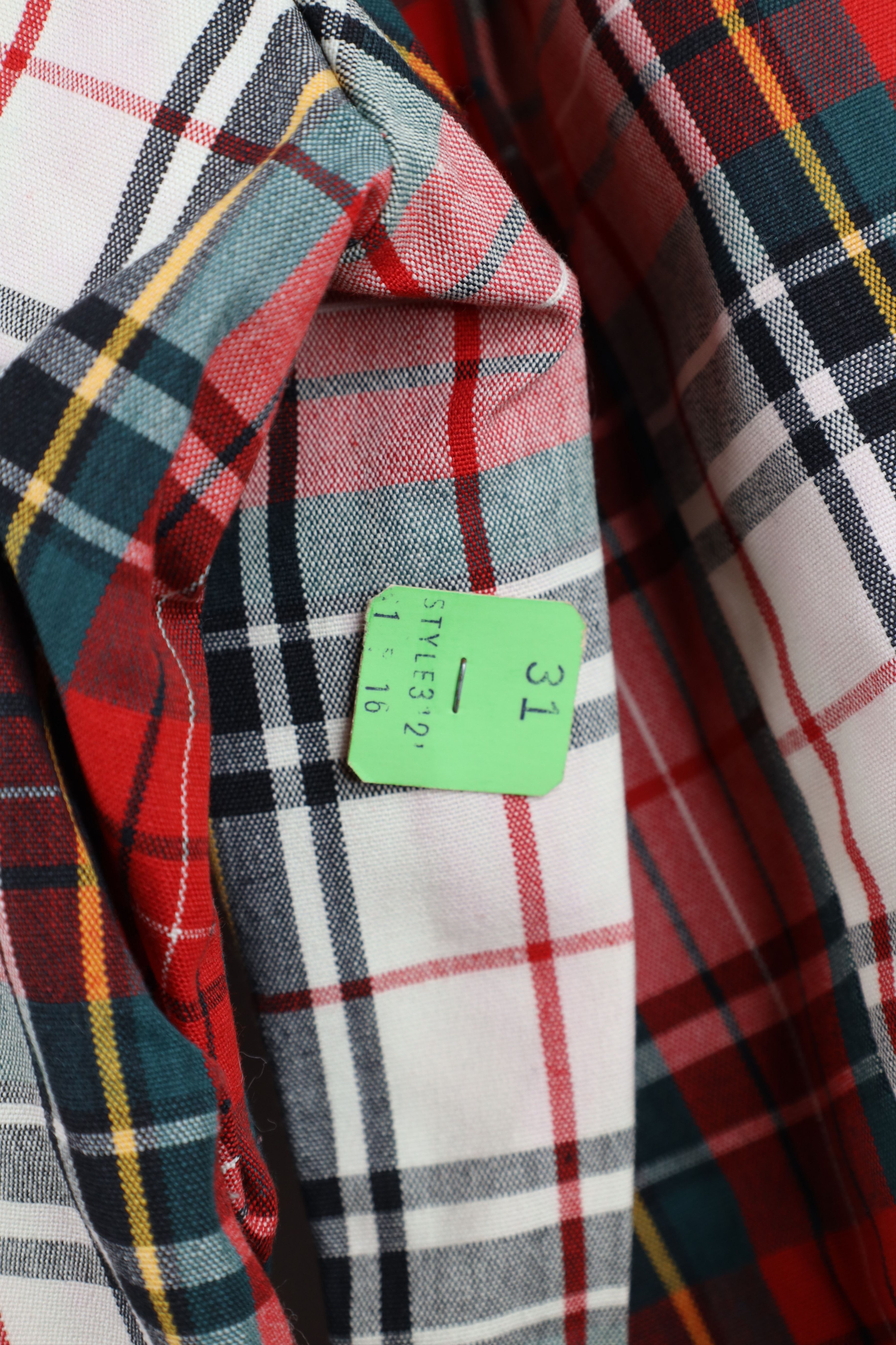 Vintage Deadstock Vintage 50s 60s Rockabilly Blazer Jacket Plaid USA Size XL / US 12-14 / IT 48-50 - 11 Thumbnail