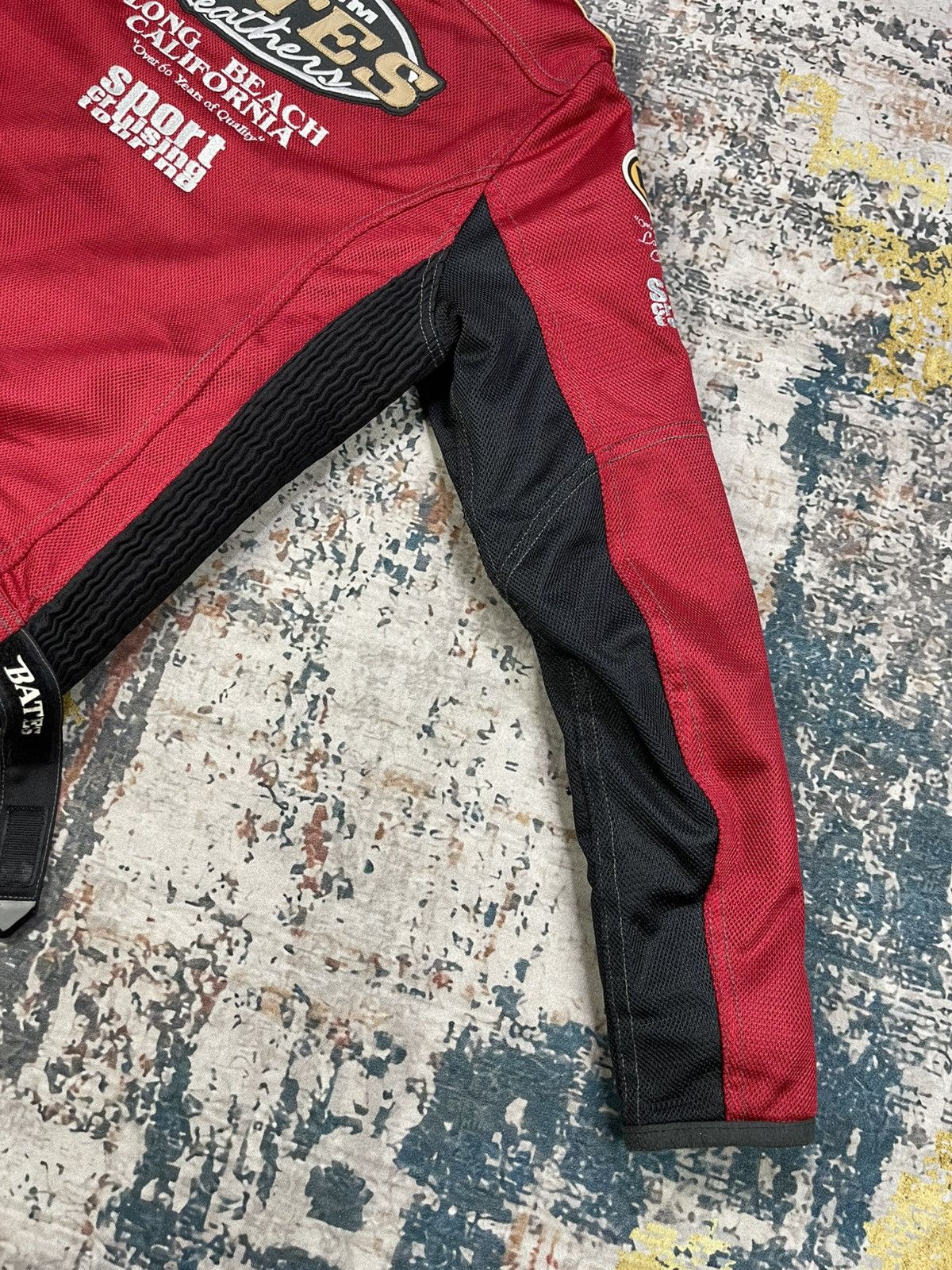 Bates Hats Bates Custom Leather Motocycle Mesh Riding Jacket Size US L / EU 52-54 / 3 - 5 Thumbnail