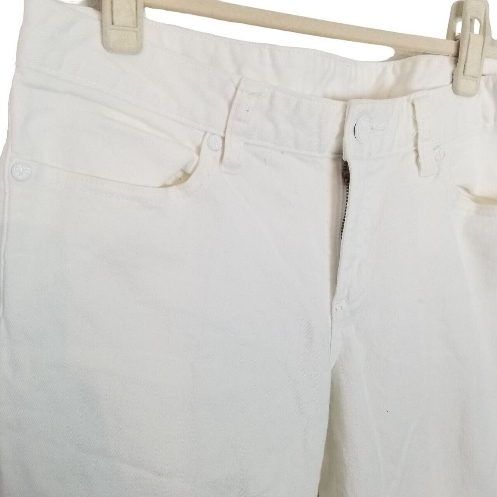 Tory Burch Tory Burch Womens Cropped Skinny Jeans Low Rise Size 29 Size 30" / US 8 / IT 44 - 4 Thumbnail