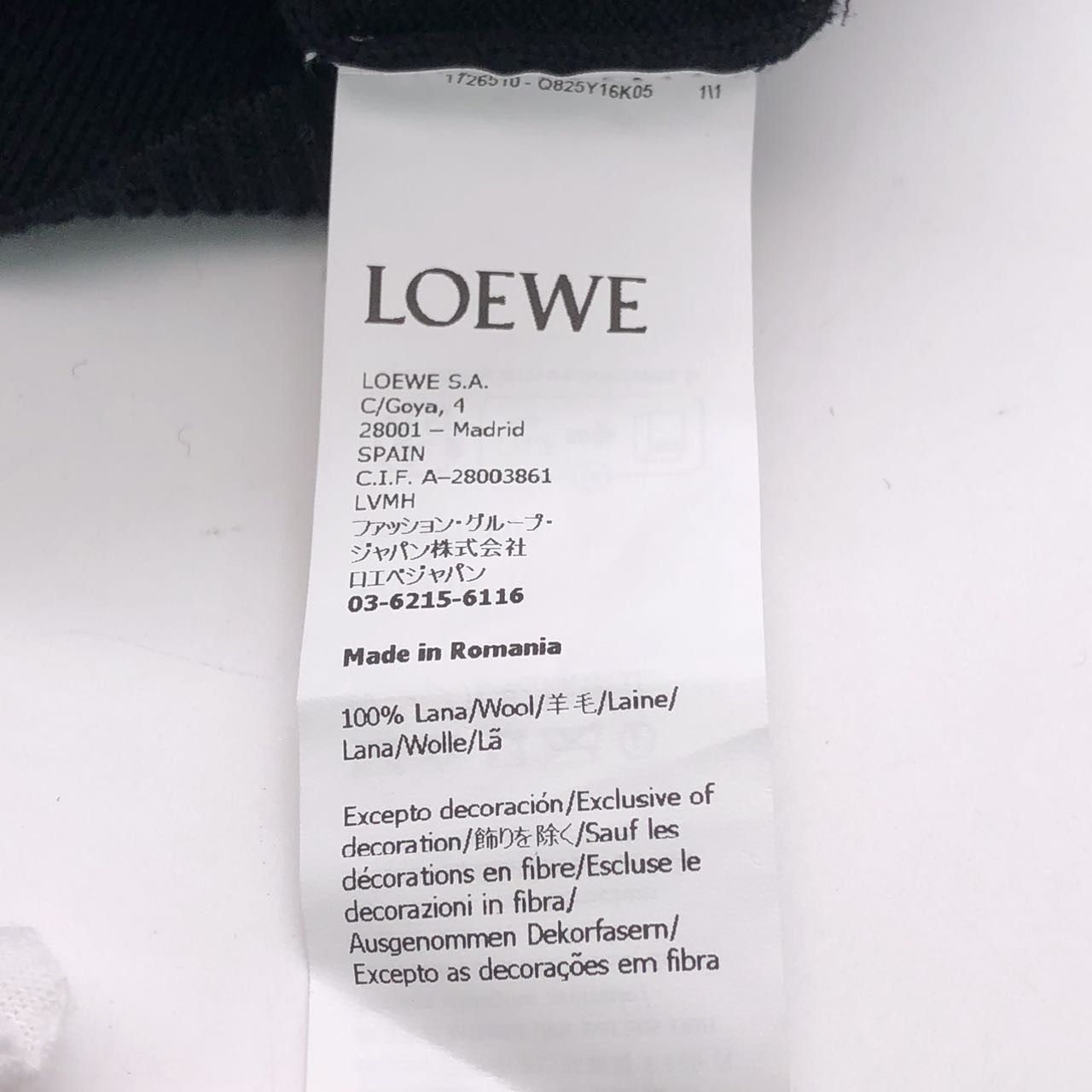 Loewe Loewe V-neck Loose Long Sleeve Knitwear Men Black K26WX Size US M / EU 48-50 / 2 - 7 Thumbnail