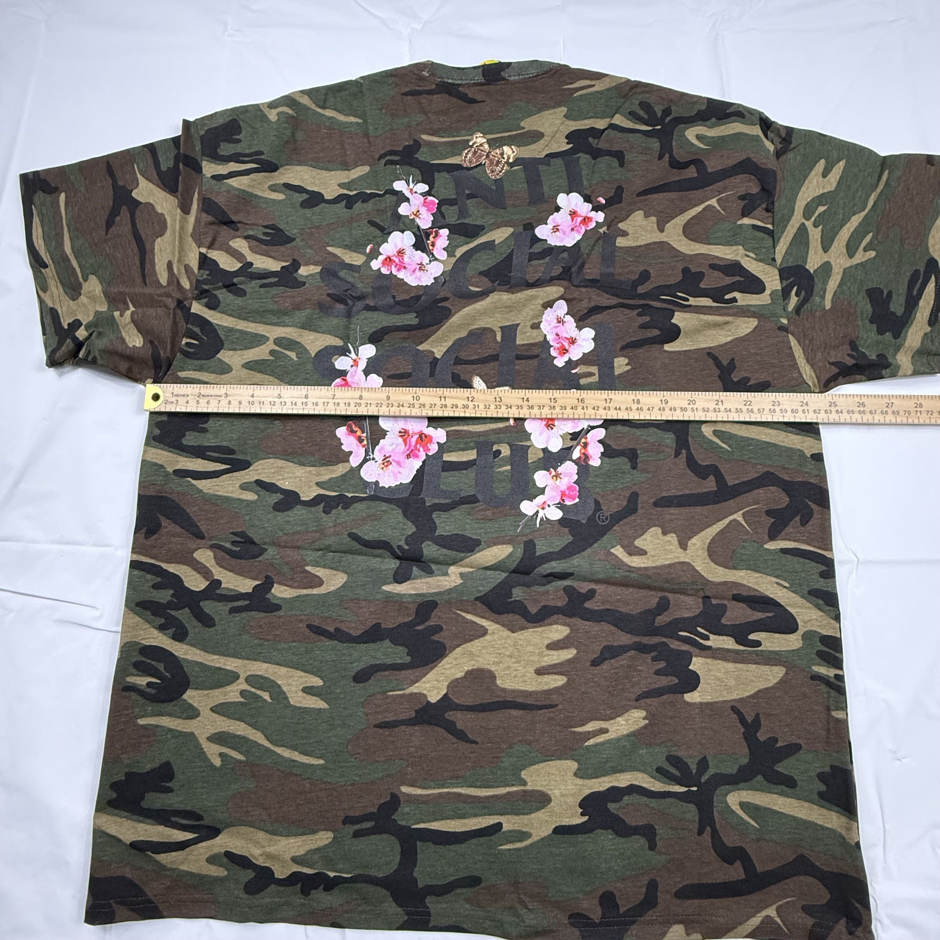 Anti Social Social Club Anti Social Social Club Camo Shirt Cherry Blossom 2XL Size US XXL / EU 58 / 5 - 6 Thumbnail