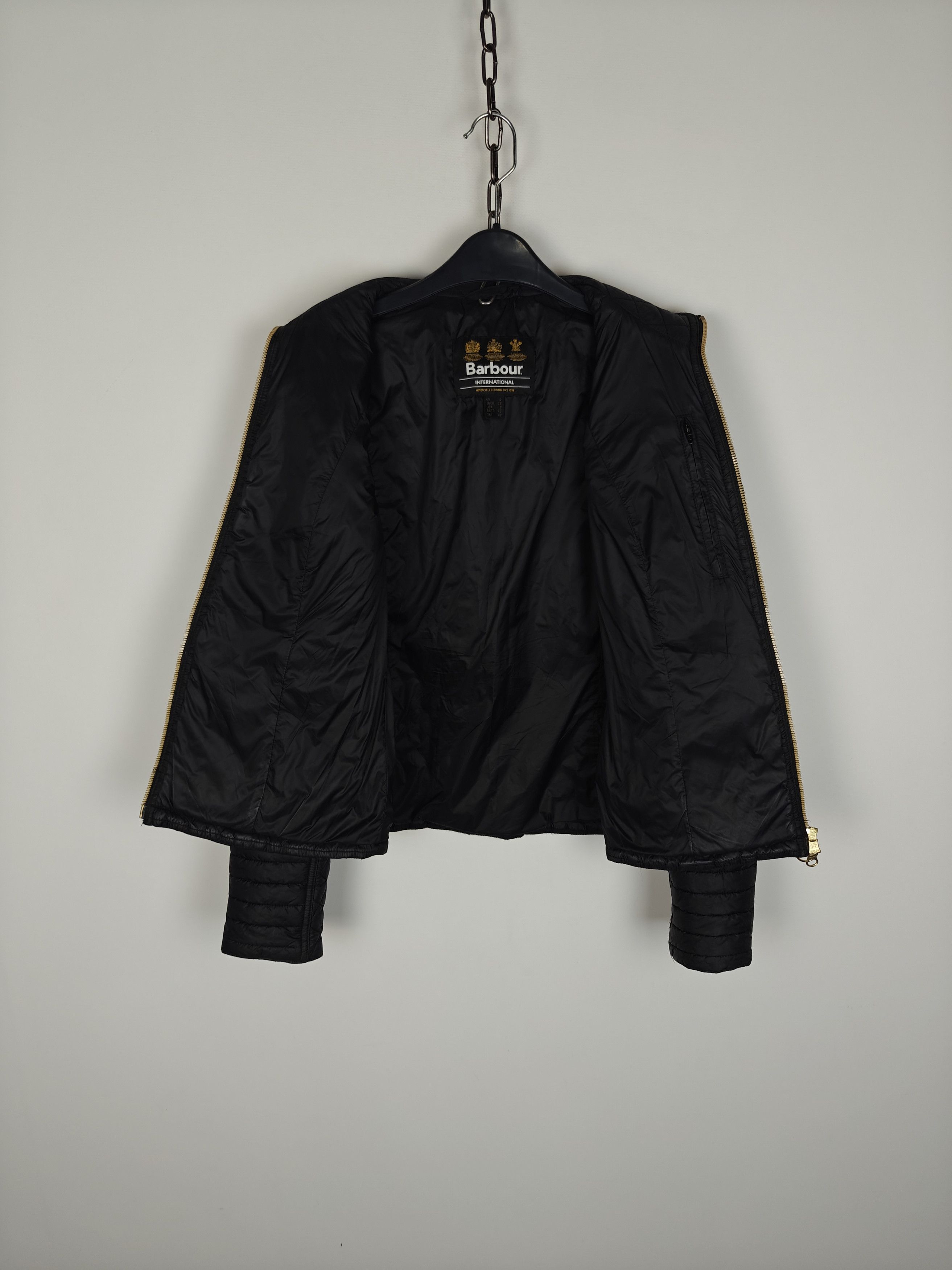 Barbour Barbour International Jacket Weld Quilt Black US 8/EU 38 Size M / US 6-8 / IT 42-44 - 9 Thumbnail