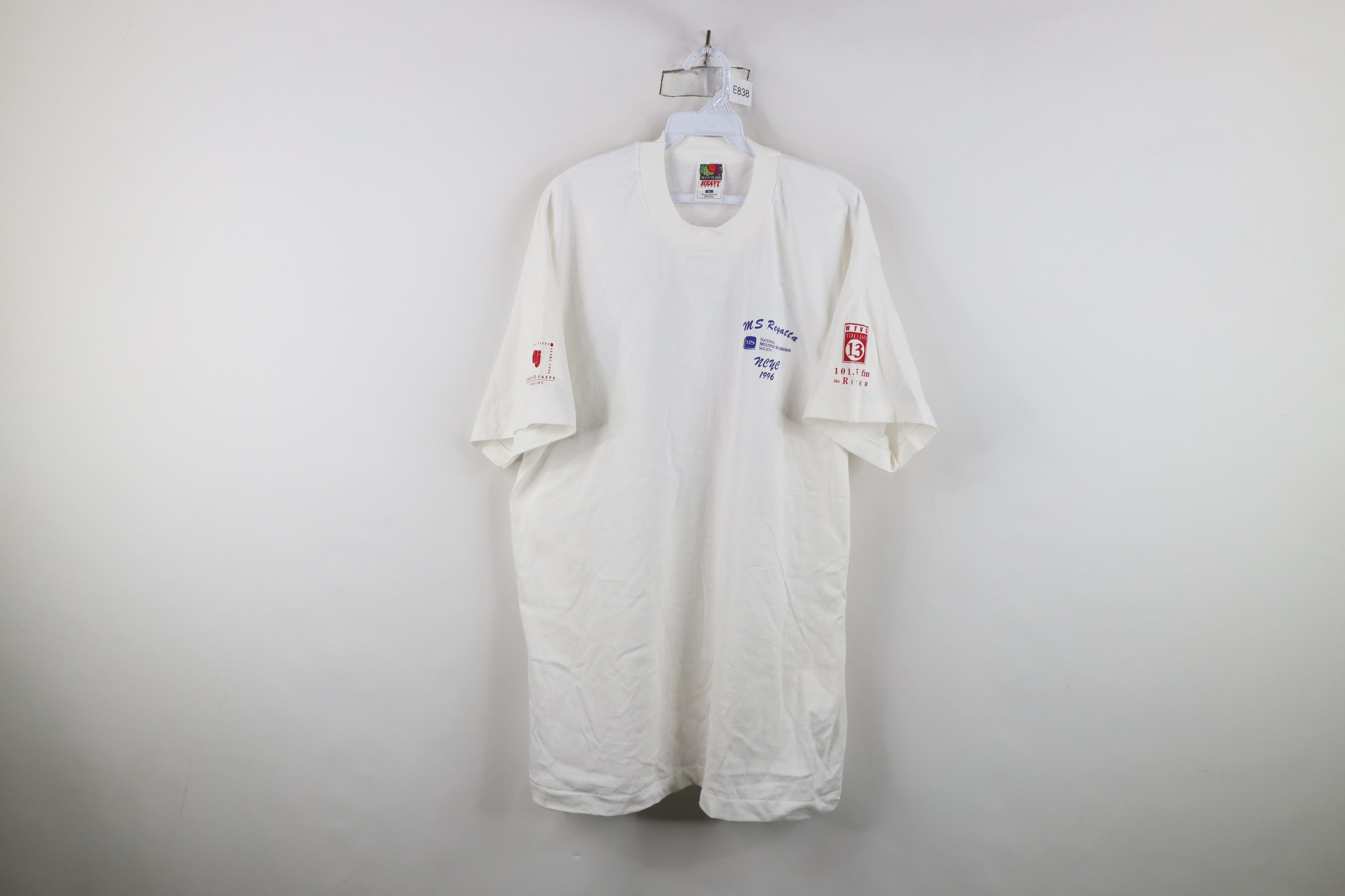 Vintage Vintage 90s 1996 Sclerosis MS Regatta Boat T-Shirt USA Size US XL / EU 56 / 4 - 1 Thumbnail