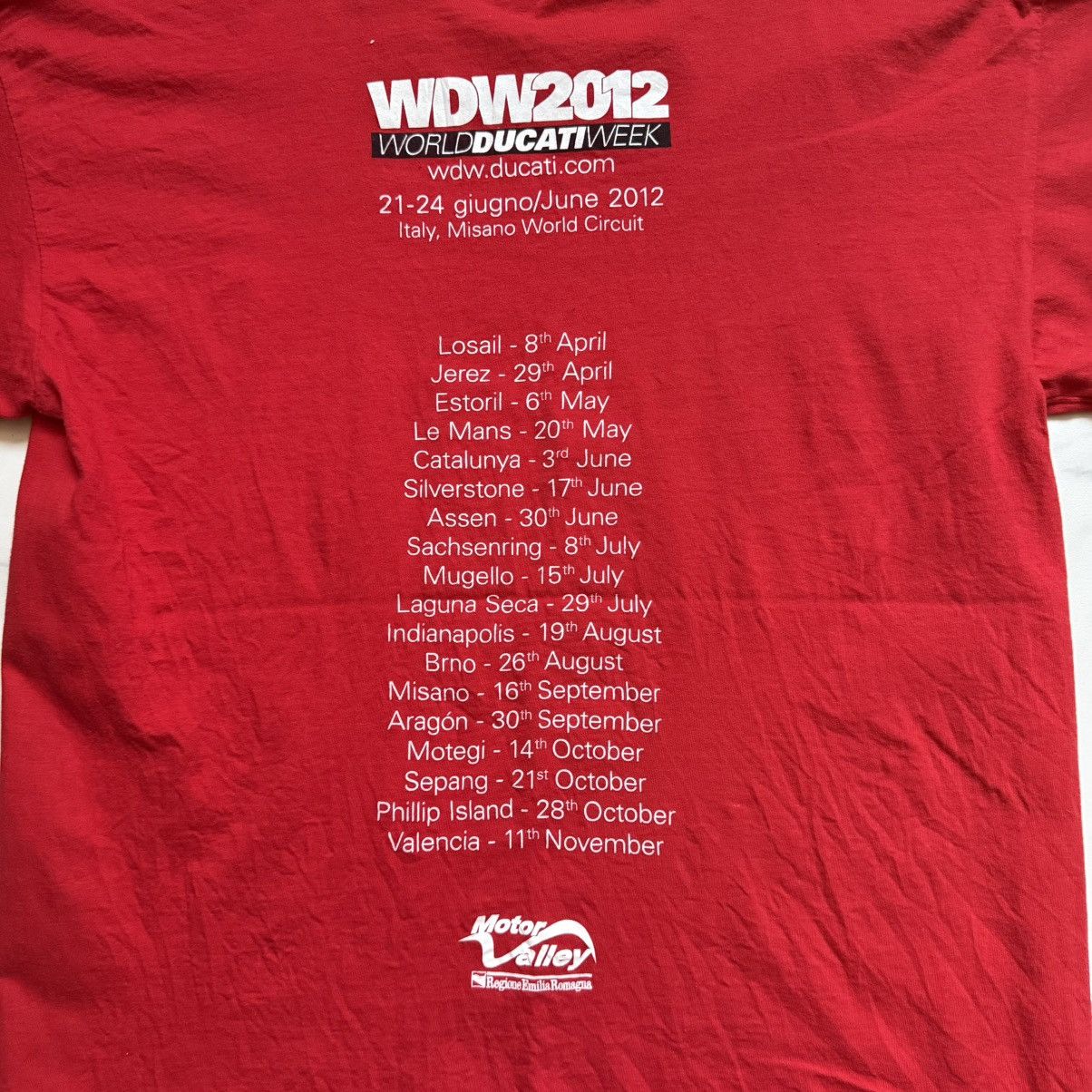Ducati Vintage Tribuna Ducati 2012 T-Shirt Size US M / EU 48-50 / 2 - 6 Thumbnail