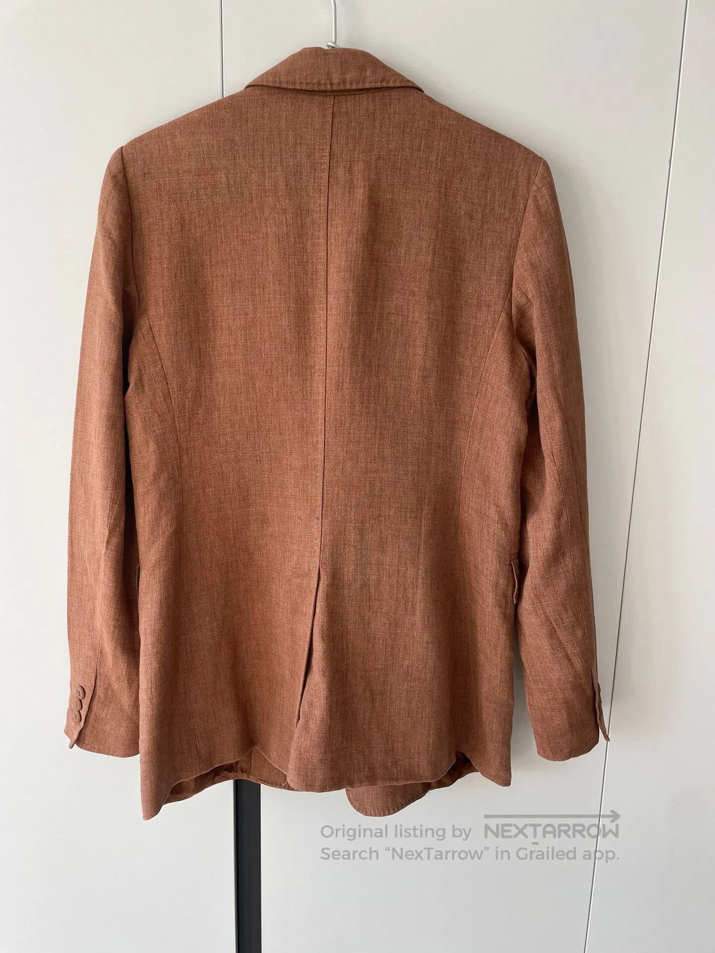 Max Mara Maxmara Studio Linen Casual Blazer. Size M / US 6-8 / IT 42-44 - 2 Thumbnail