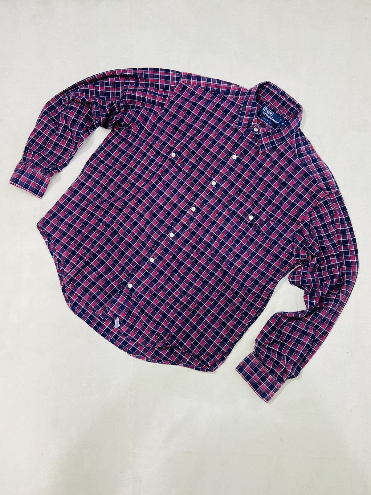 RRL Ralph Lauren Polo by Ralph Lauren Check Double Pocket Shirt Long Sleeve Size US M / EU 48-50 / 2 - 1 Thumbnail