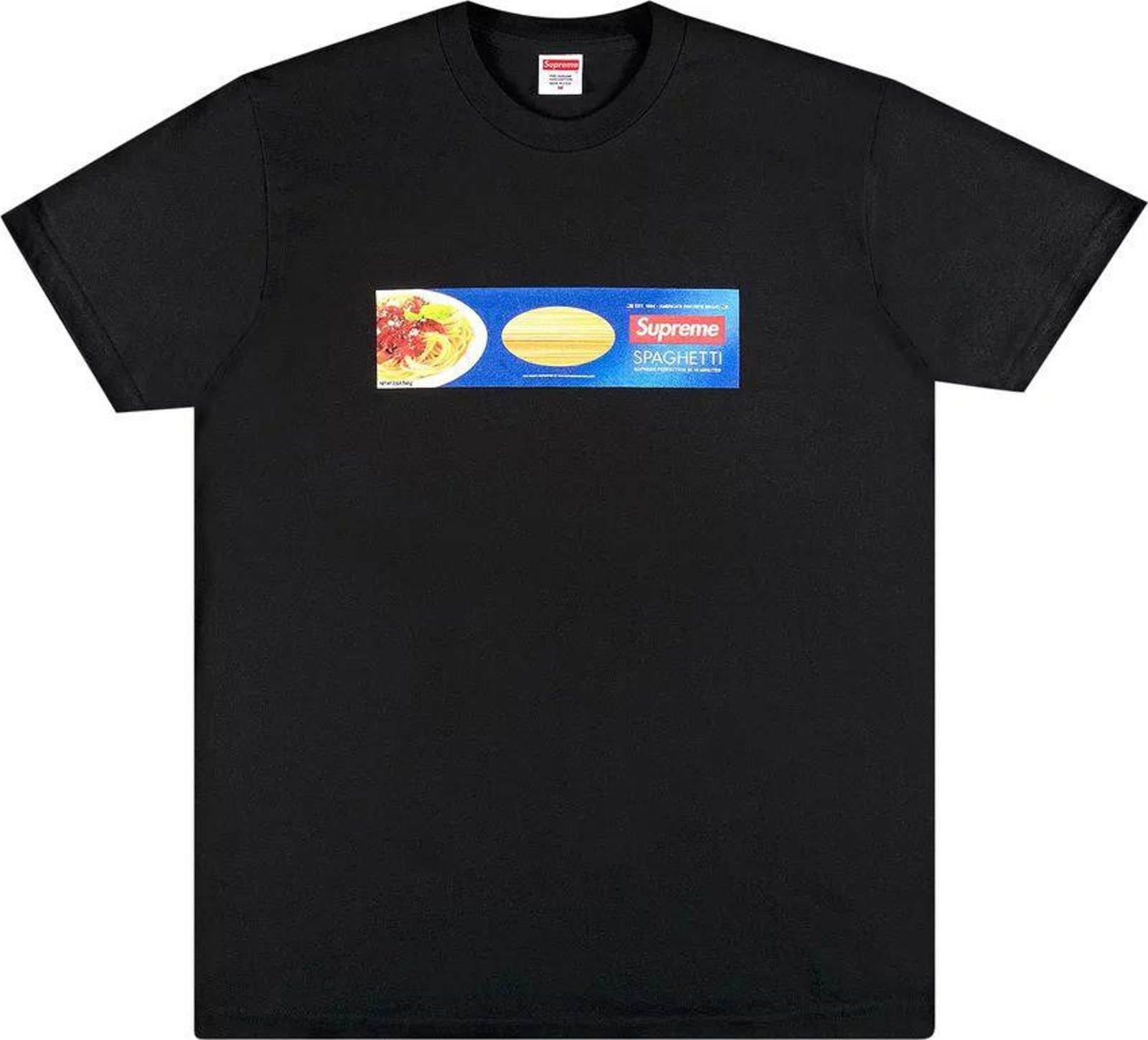 Supreme Supreme Spaghetti Tee – FW21 Black Size XL Size US XL / EU 56 / 4 - 1 Thumbnail