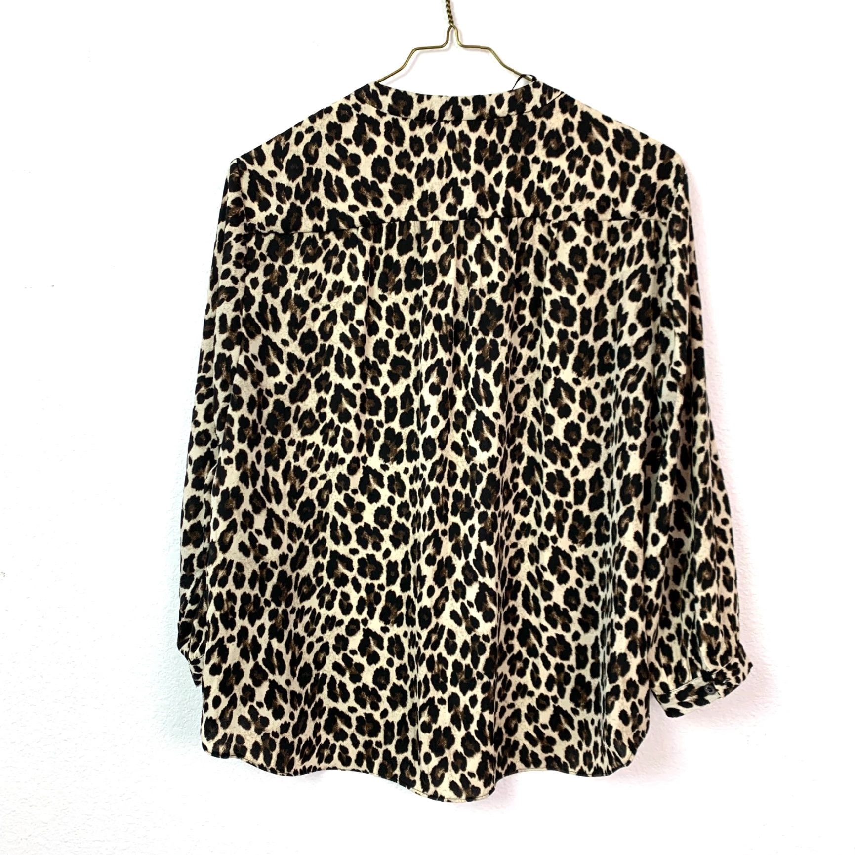Vince Camuto Vince Camuto Leopard Blouse Shirt Top 2XL Womens Flutter Sleeve V-Neck Leopard Pattern Multicolor Casual Party/Cocktail 2XL Plus Size Size XXL / US 16-18 / IT 52-54 - 6 Thumbnail