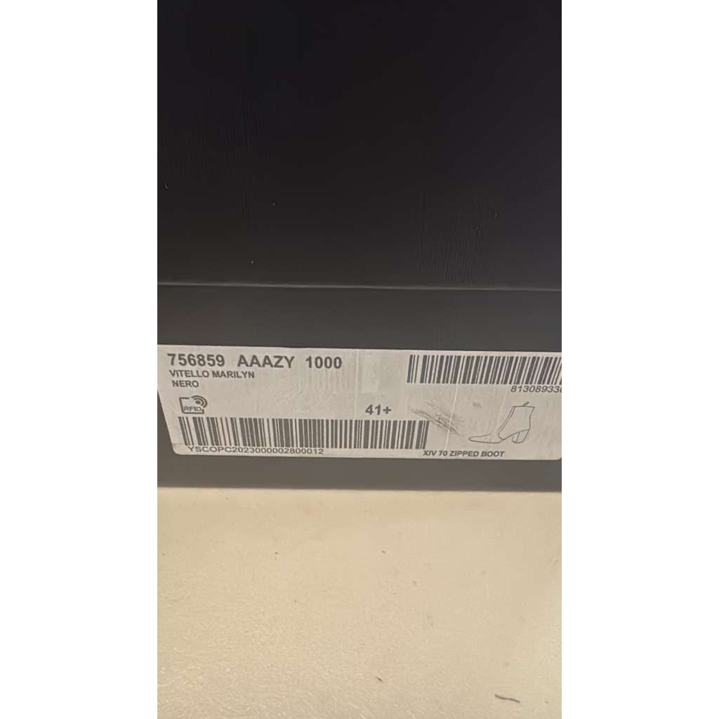Saint Laurent Paris o1rshd1 / 555 / XIV 70 Zipped Boots in Black Size US 8.5 / EU 41-42 - 21 Thumbnail