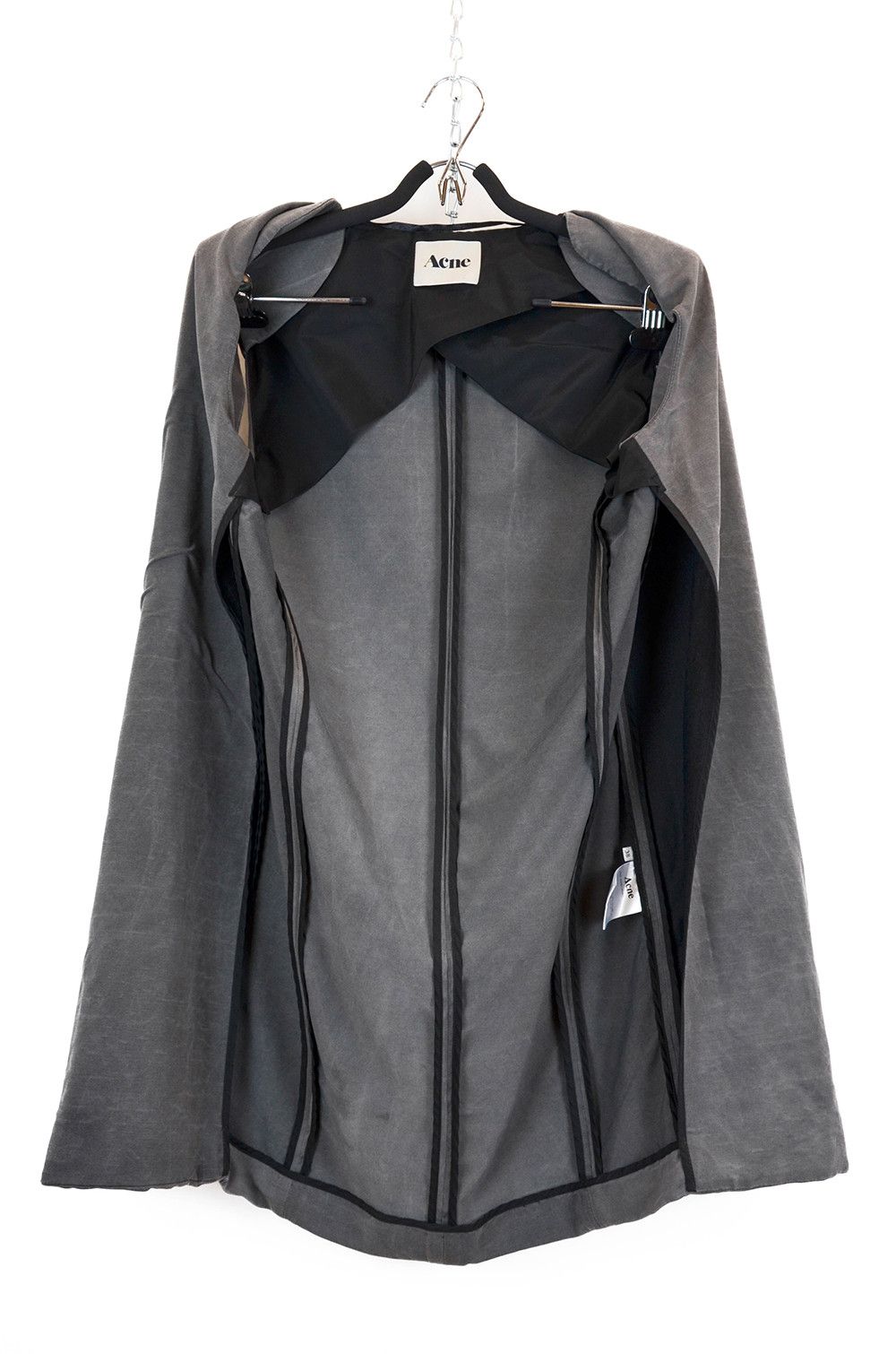 Acne Studios Acne Studios Baby Jersey Long Grey Vest – Size 38 Size XS / US 0-2 / IT 36-38 - 3 Thumbnail