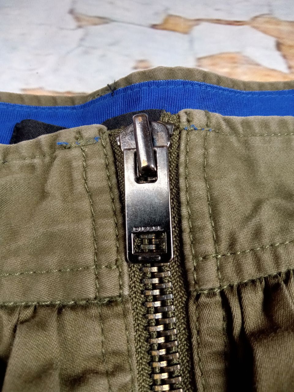 Diesel Diesel O-Boden Gonna Olive Mini Skirt Size 27" / US 4 / IT 40 - 10 Thumbnail