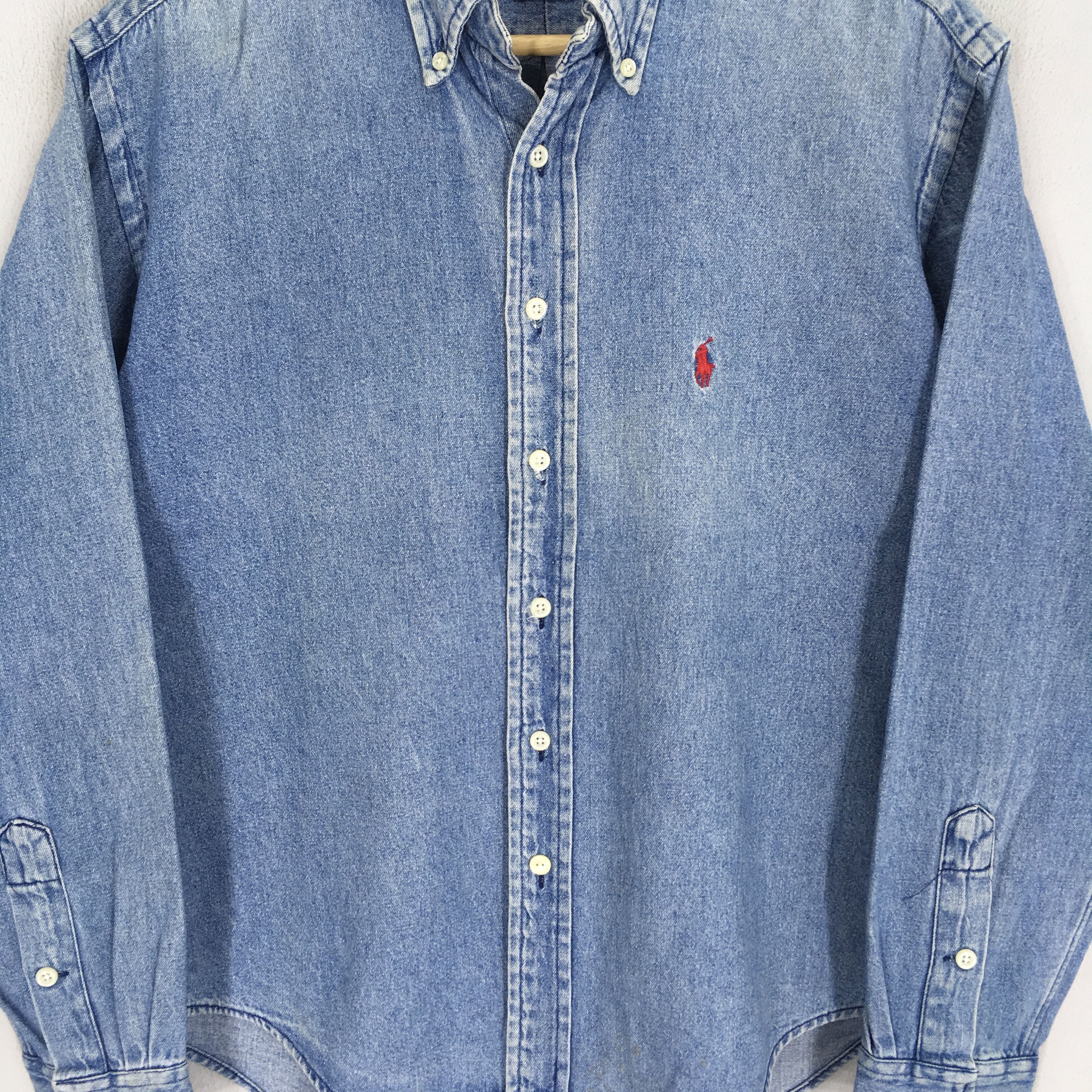 Polo Ralph Lauren Vintage 90's Polo Country Ralph Lauren Jeans Shirt - 1842 Size US S / EU 44-46 / 1 - 4 Thumbnail