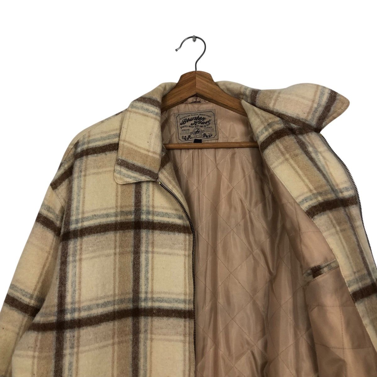 Japanese Brand 📌Vintage Chore Zipper Jacket Buckle Bourbon House Tartan Size US M / EU 48-50 / 2 - 13 Thumbnail
