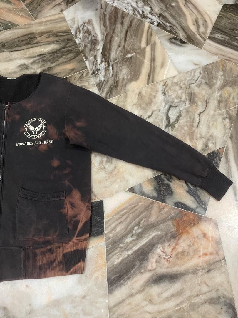 Buzz Rickson's Vintage U.S. Air Force Edward ms A.F. Base Sun Faded Zip Up Size US M / EU 48-50 / 2 - 3 Thumbnail