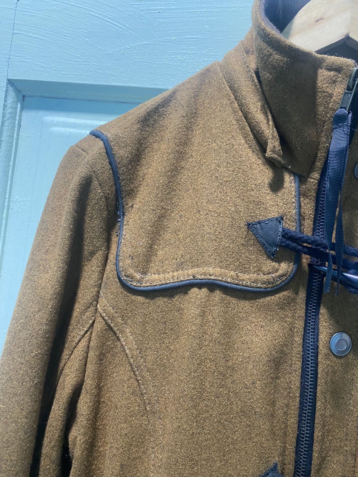 In The Attic In The Attic Wool Duffle Jacket Bikers Design Size L / US 10 / IT 46 - 6 Thumbnail