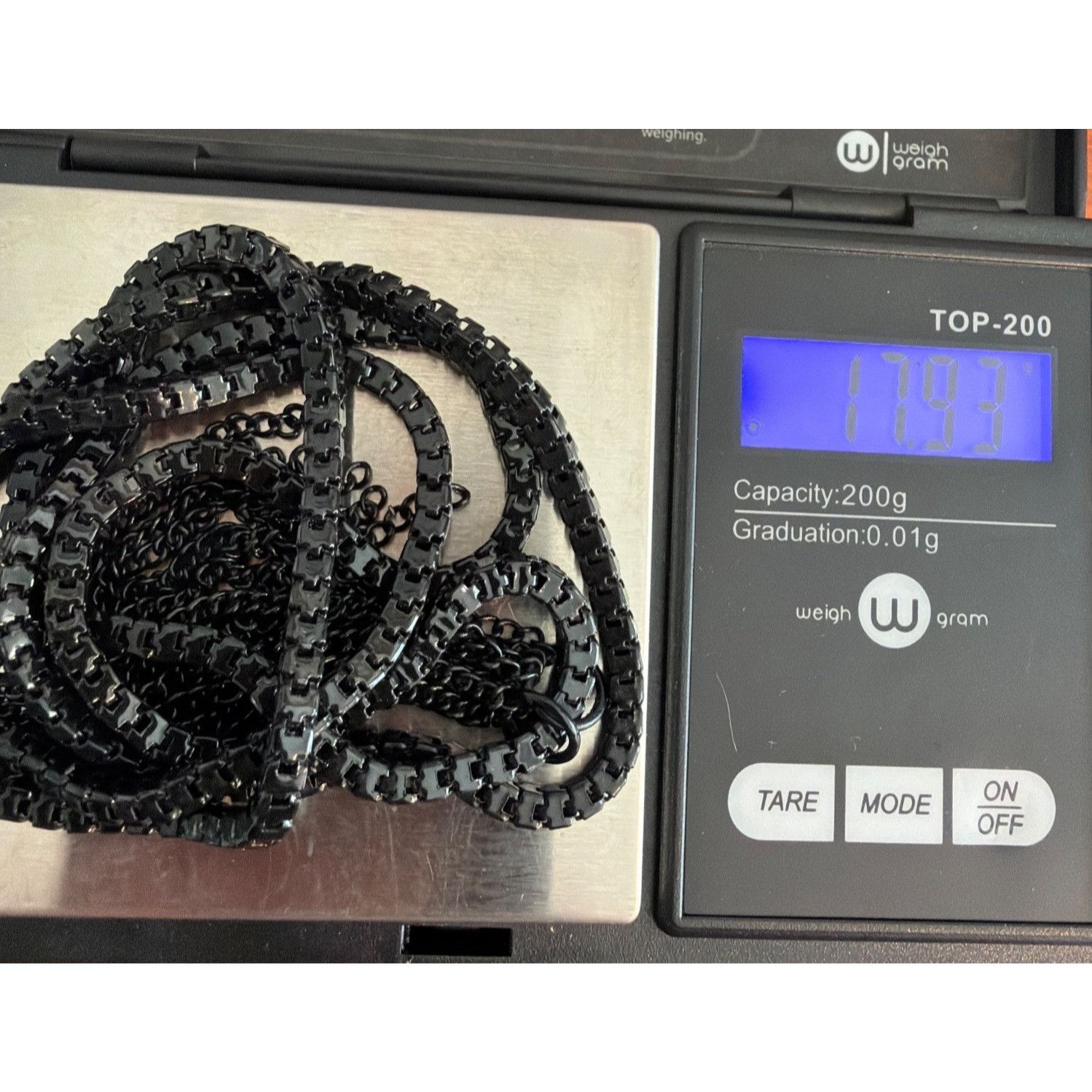 Other Black Box Chain Tassel Necklace Long Length Sleek Design No Size ONE SIZE - 3 Thumbnail